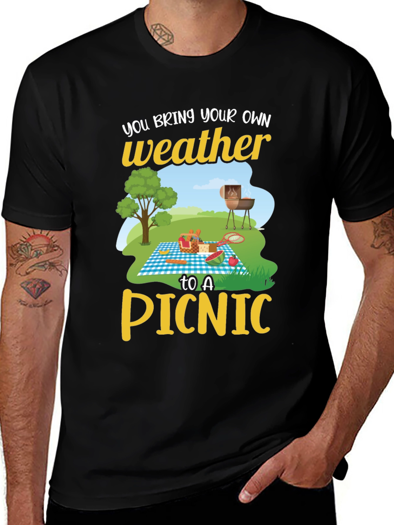 Variant 28 of You Bring Your Own Weather to a Picnic T-Shirt