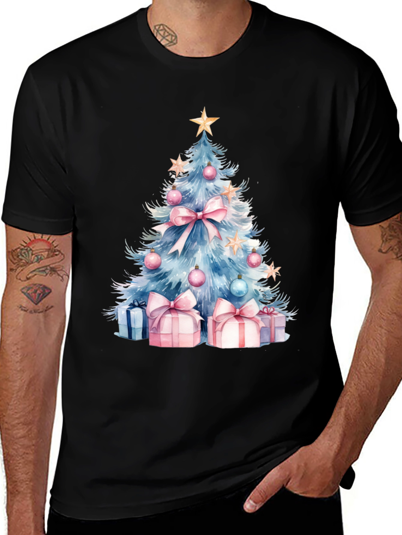 Variant 23 of Festive Christmas Tree Graphic Tee