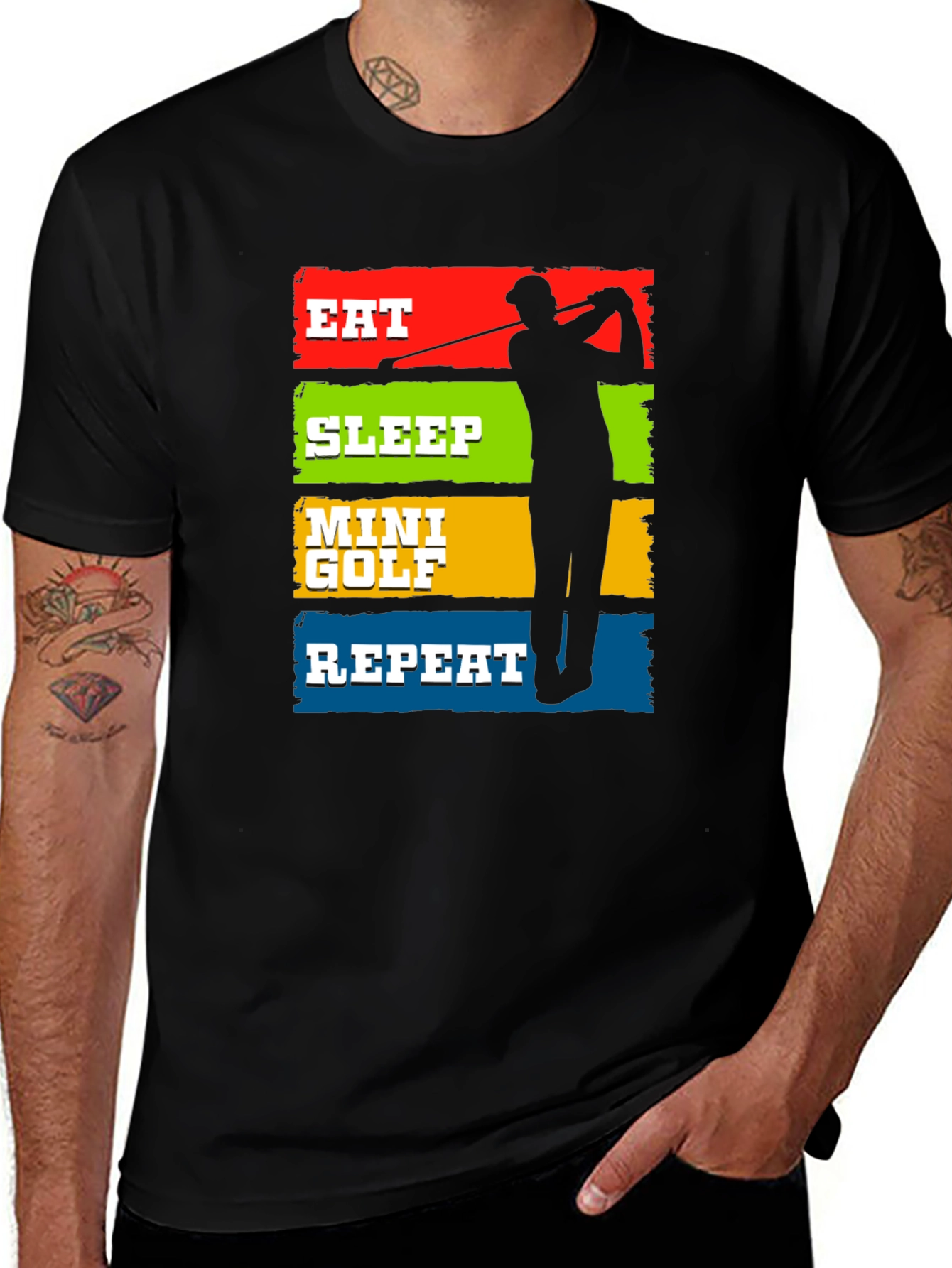 Eat Sleep Mini Golf Repeat T-Shirt