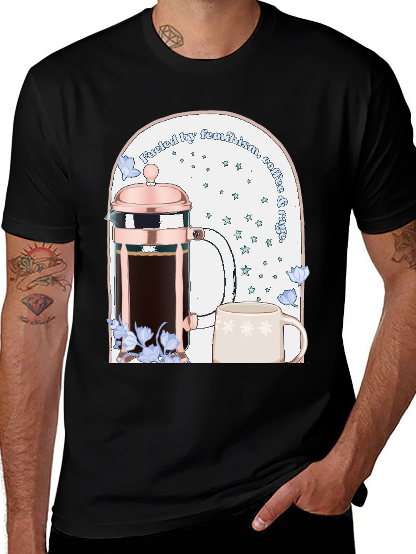 Variant 20 of Feminist Coffee T-Shirt