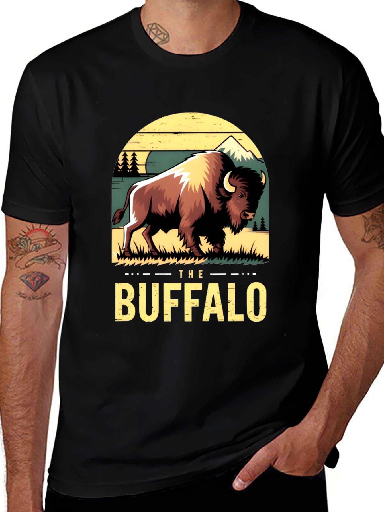 Variant 19 of The Buffalo Graphic Tee