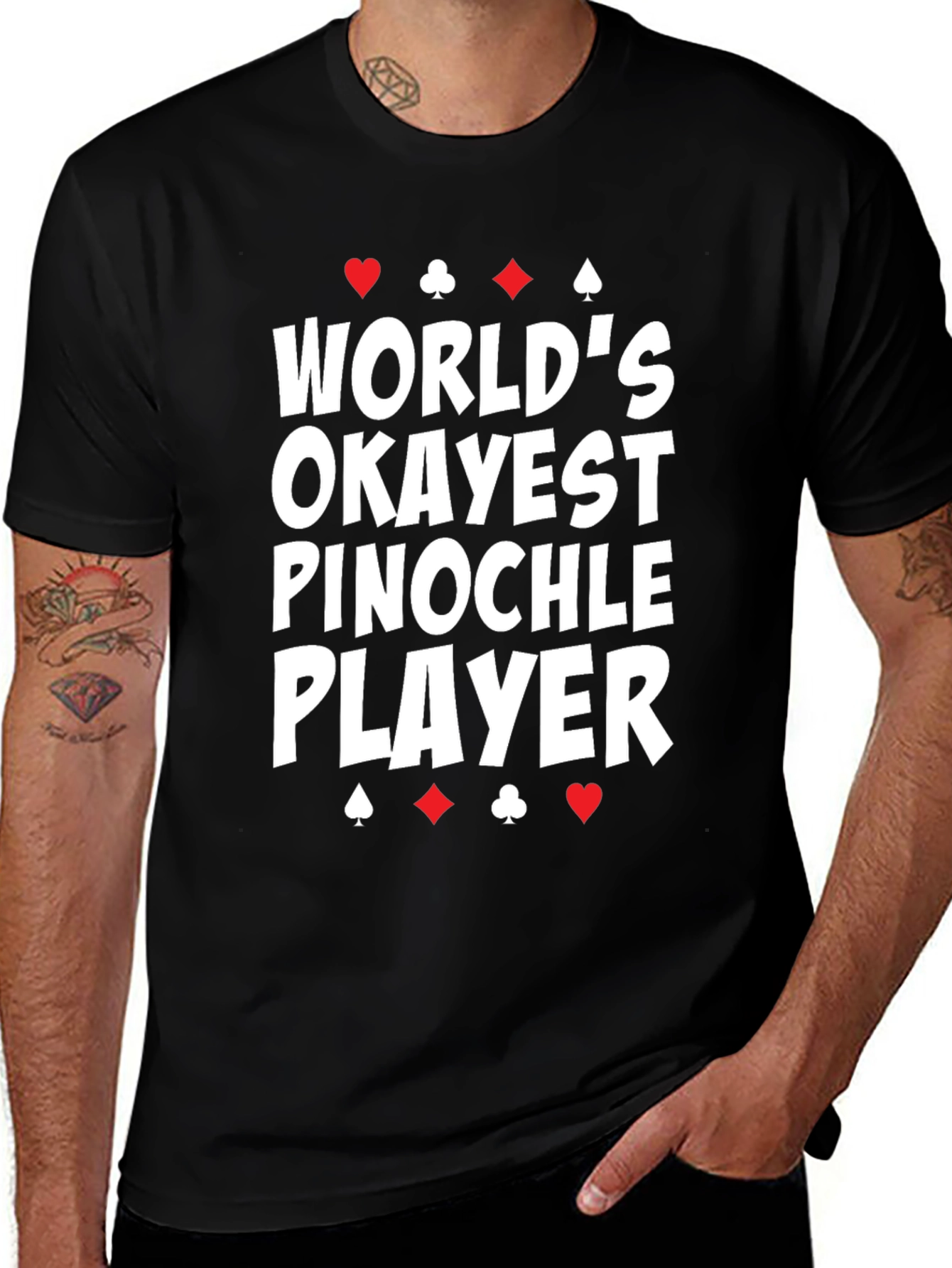 World's Okayest Pinochle Player T-Shirt
