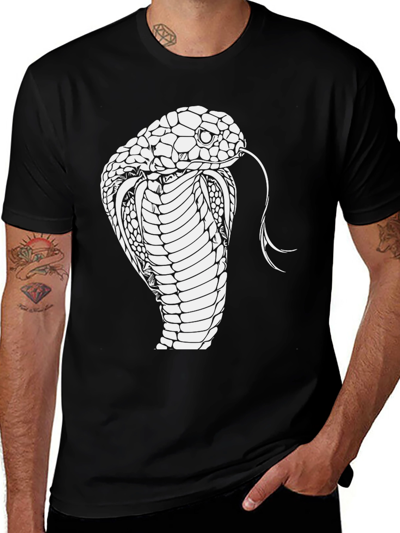 Variant 27 of Cobra T-Shirt - Snake Graphic Tee