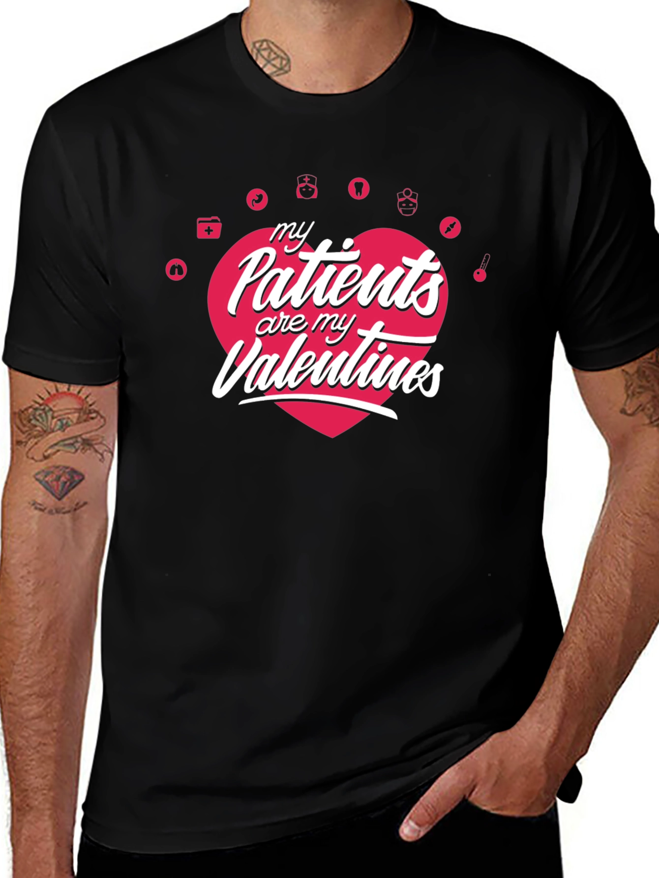 Variant 15 of My Patients Are My Valentines T-Shirt