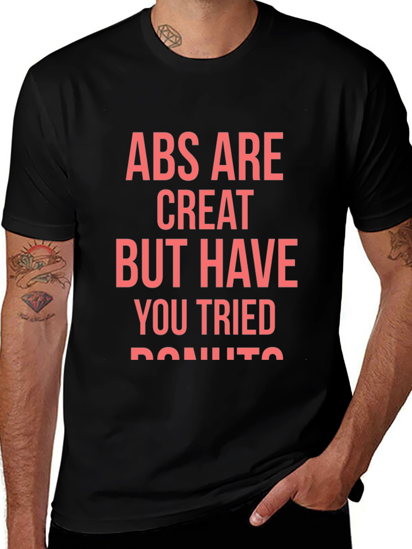 Variant 5 of Abs Are Great, But Donuts T-Shirt