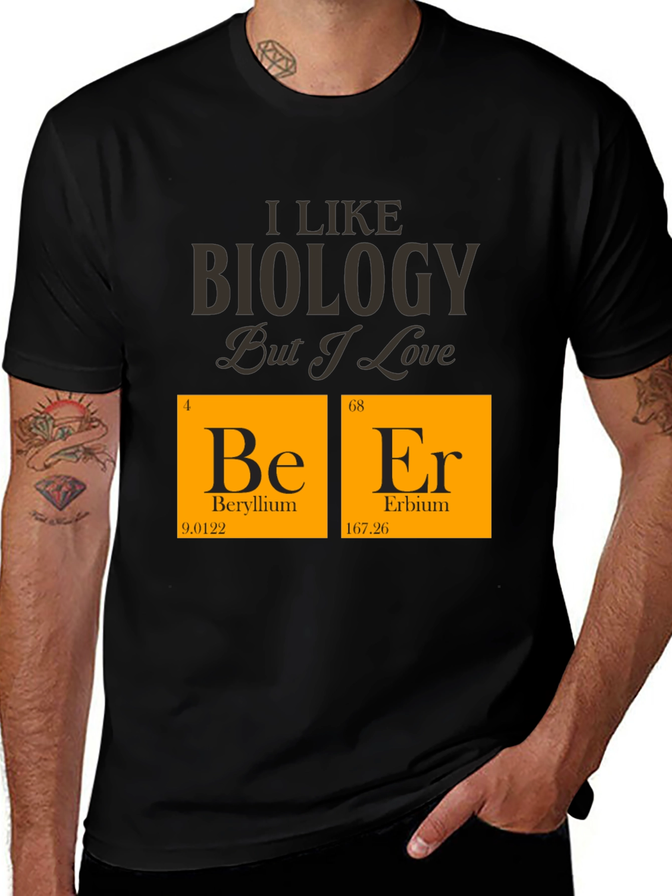Variant 11 of Biology & Beer T-Shirt - Science Humor Tee