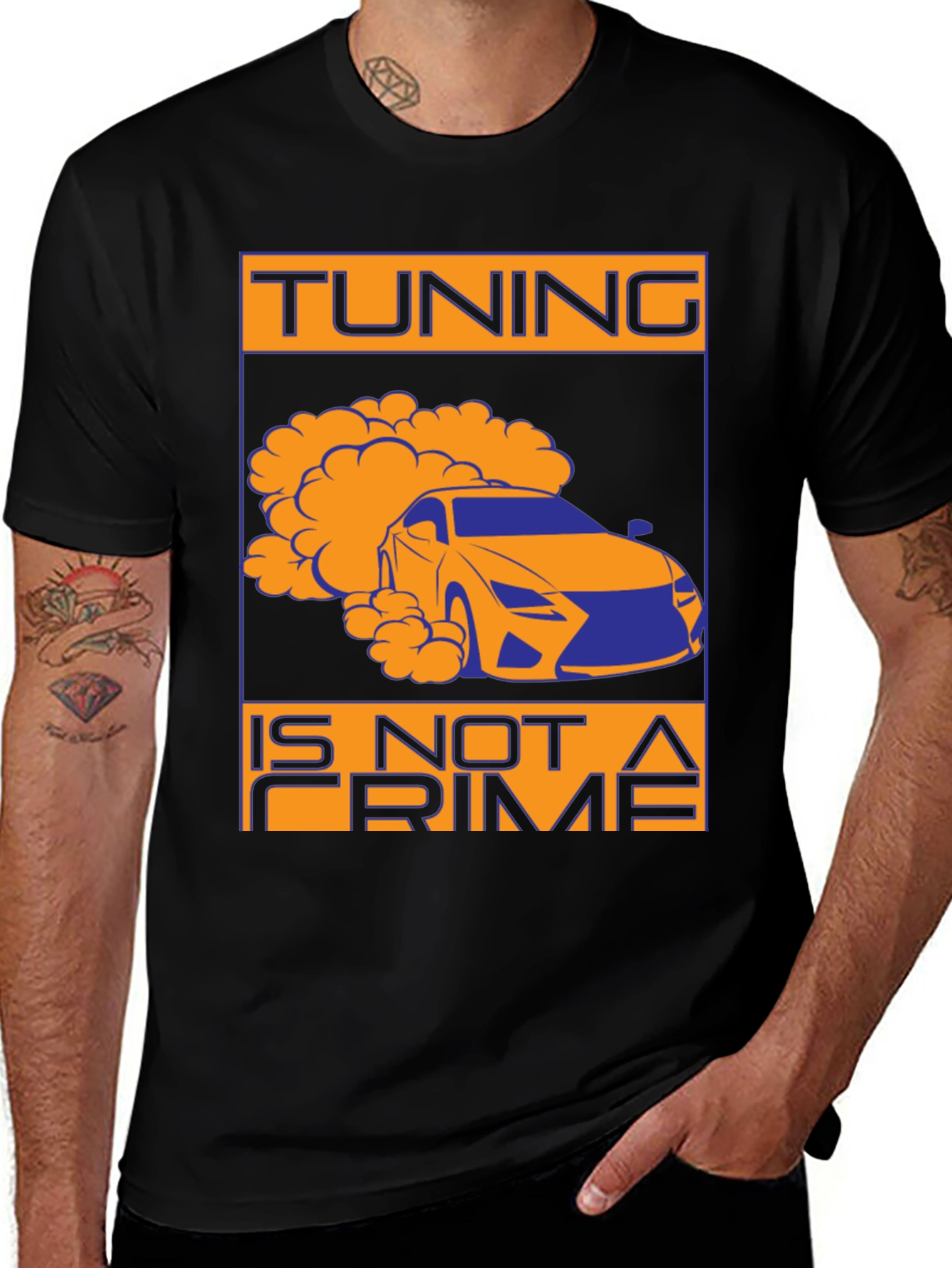 Tuning is Not A Crime Graphic T-Shirt