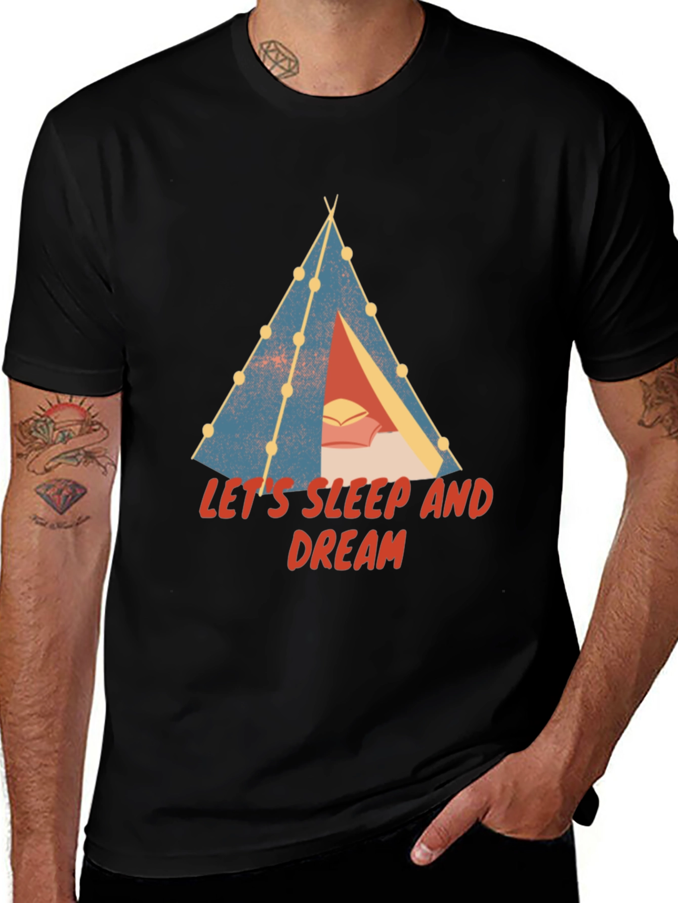 Variant 27 of Let's Sleep and Dream Graphic T-Shirt