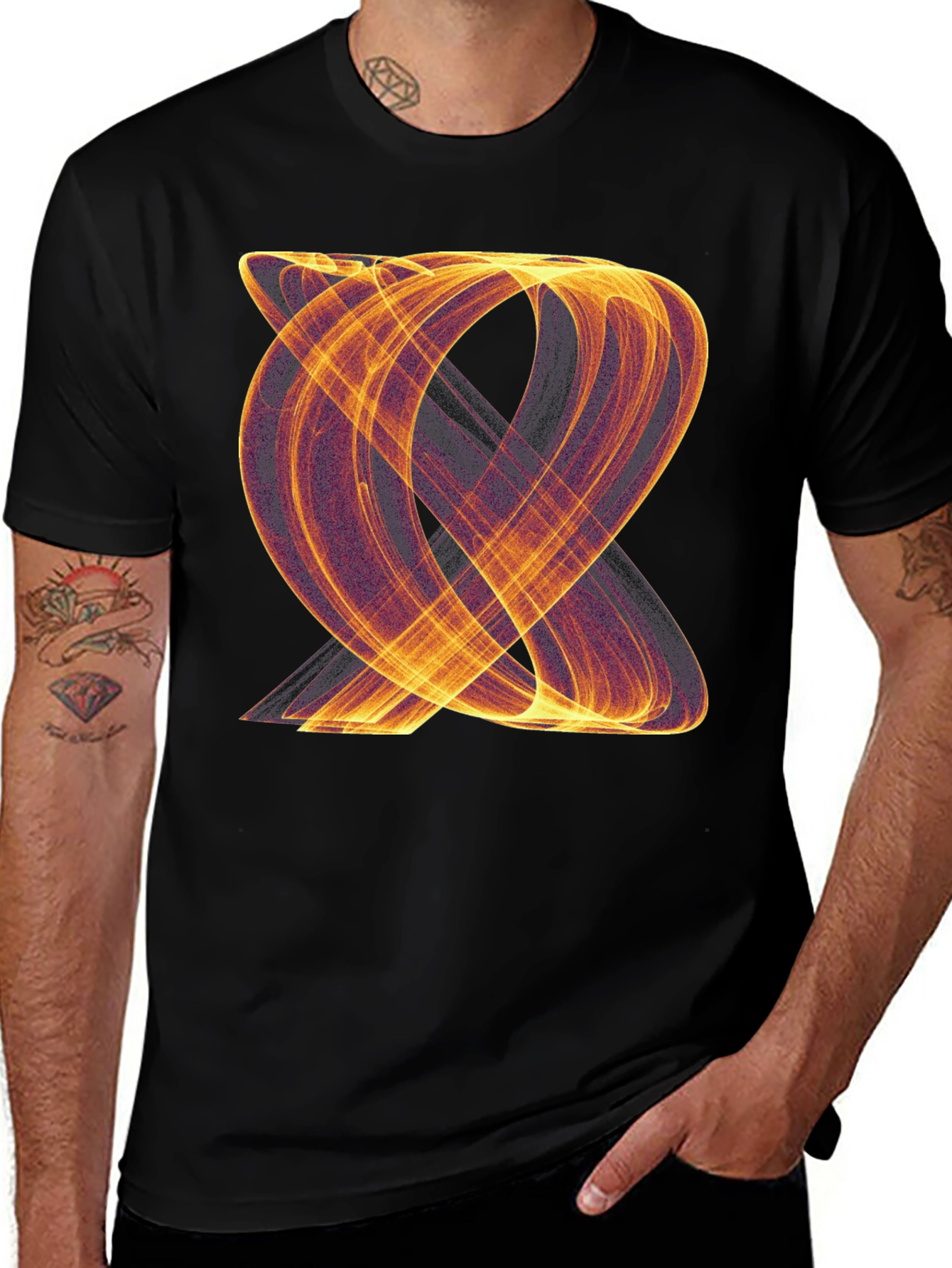 Variant 18 of Abstract Geometric T-Shirt - Modern Art Tee