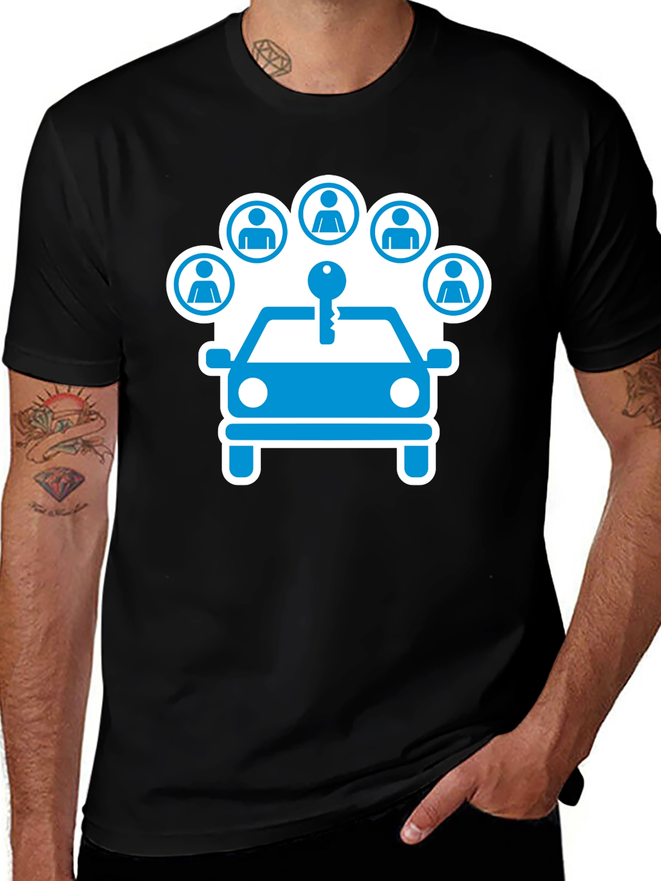 Variant 18 of Rideshare Driver T-Shirt