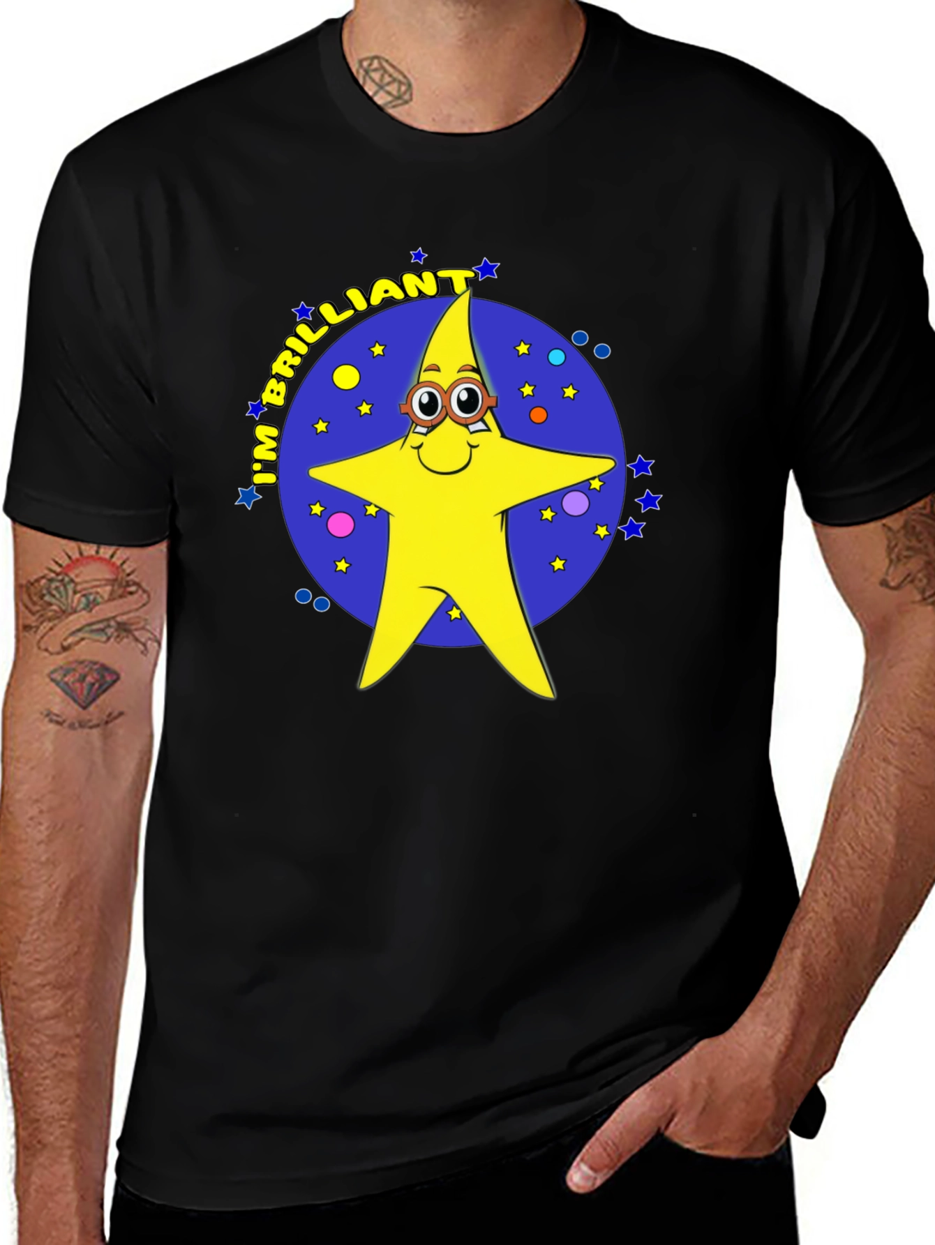 Variant 19 of Brilliant Star Cartoon Graphic T-Shirt