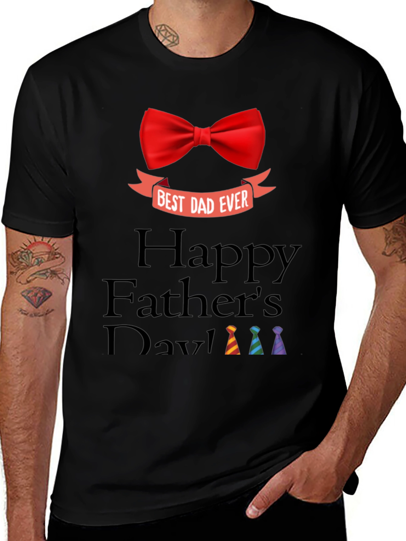 Best Dad Ever T-Shirt - Happy Father's Day