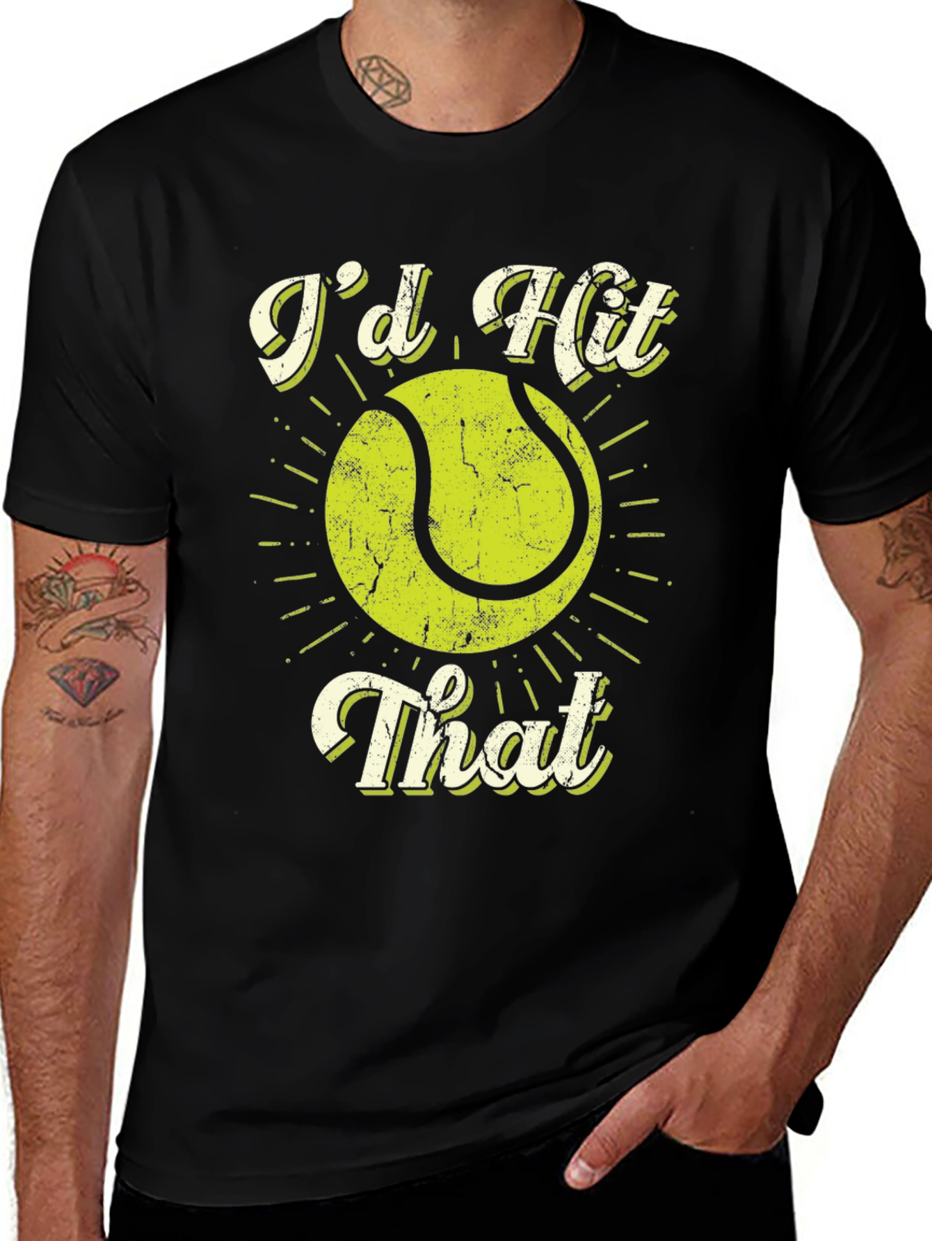 Variant 15 of I'd Hit That Tennis Ball T-Shirt