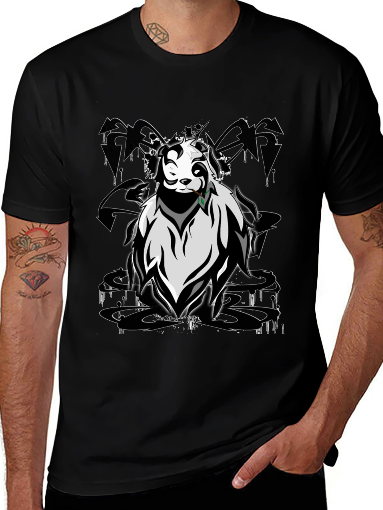 Variant 2 of Clowncore Pet Graphic Tee - Unique Design