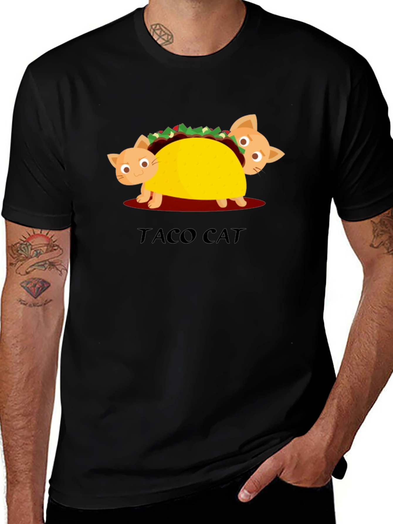 Taco Cat T-Shirt - Funny Graphic Tee