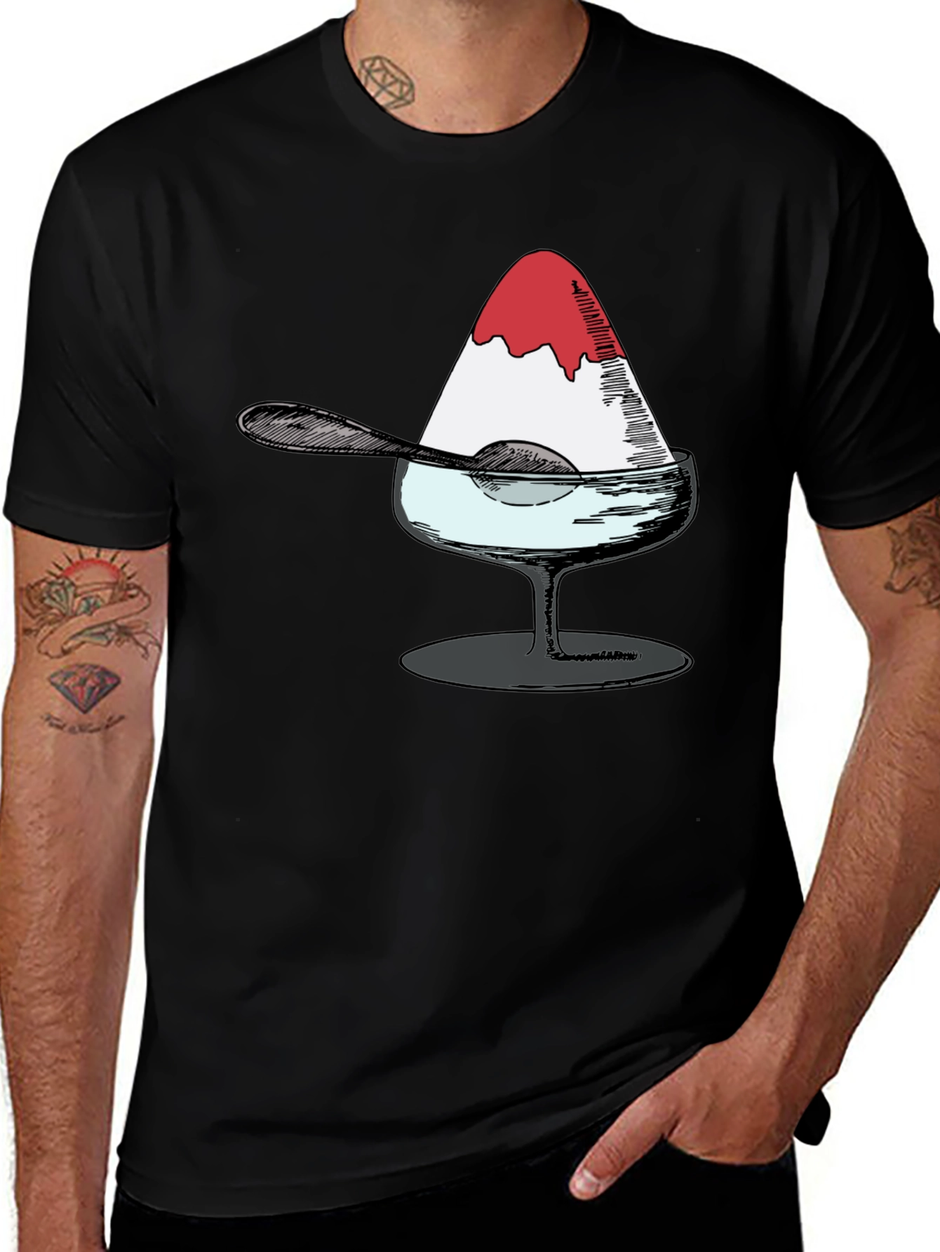 Variant 3 of Snow Cone T-Shirt - Fun Graphic Tee