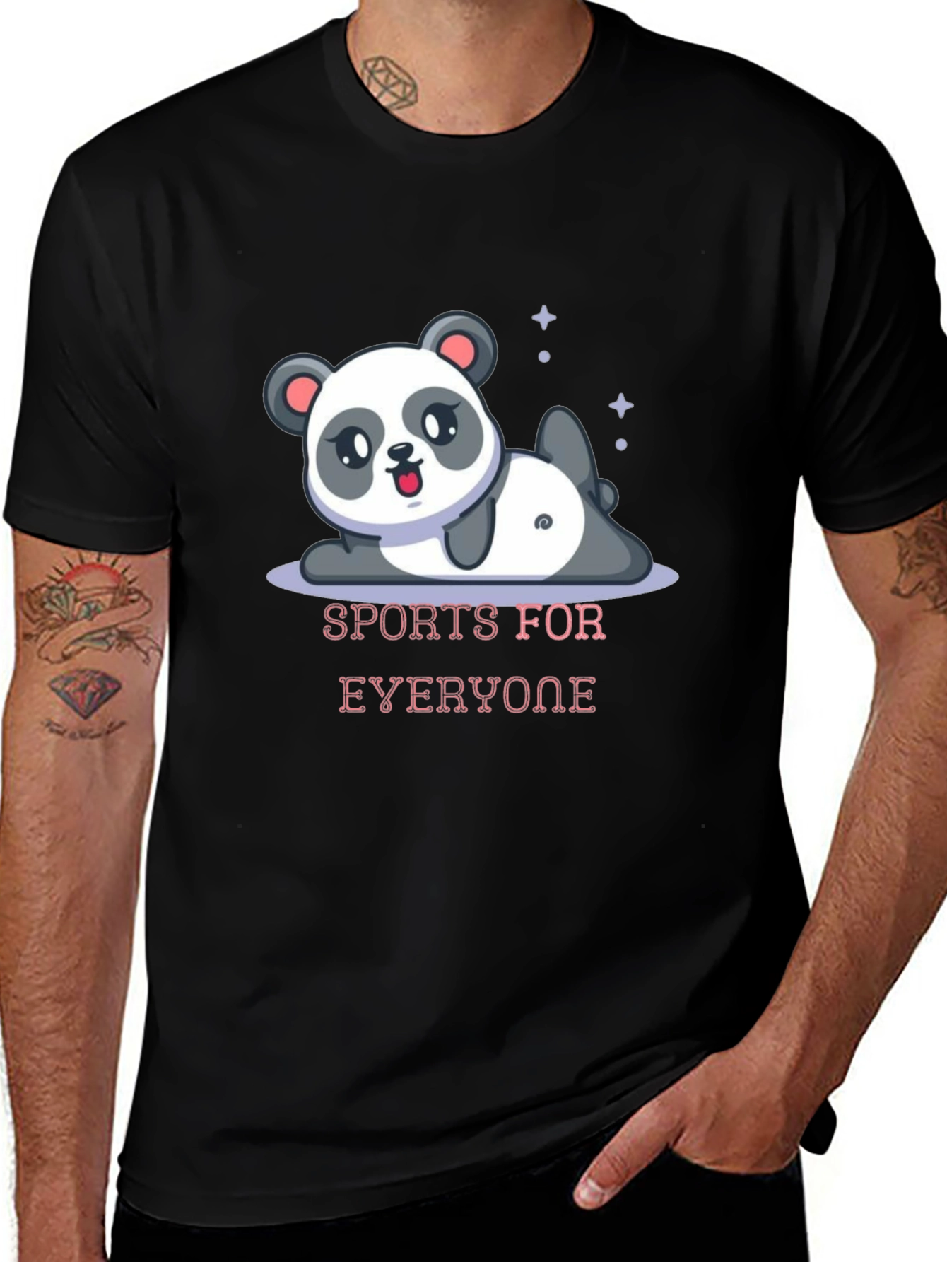 Variant 30 of Sports For Everyone Panda Graphic T-Shirt