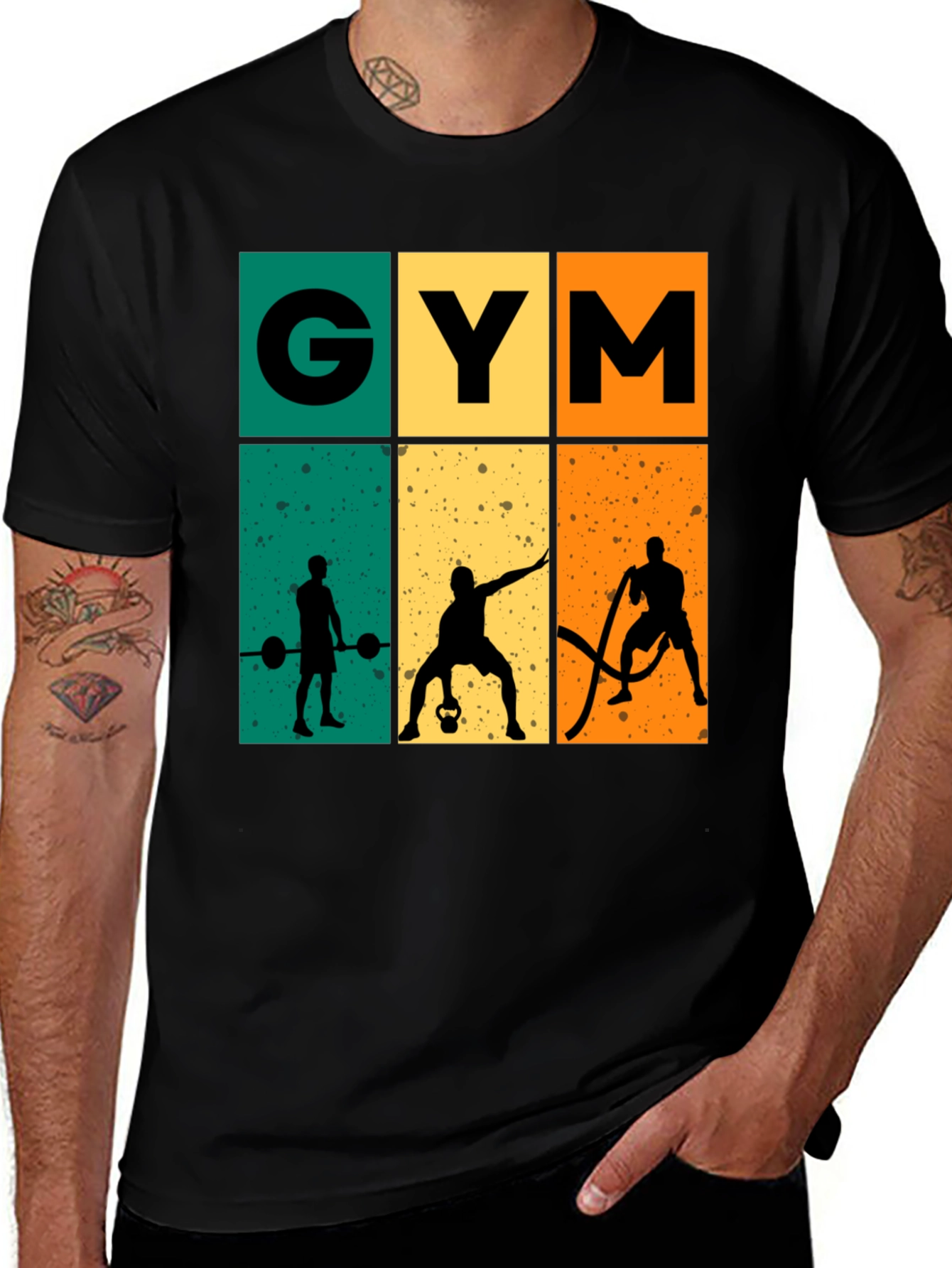 Variant 5 of Vintage Gym Workout T-Shirt