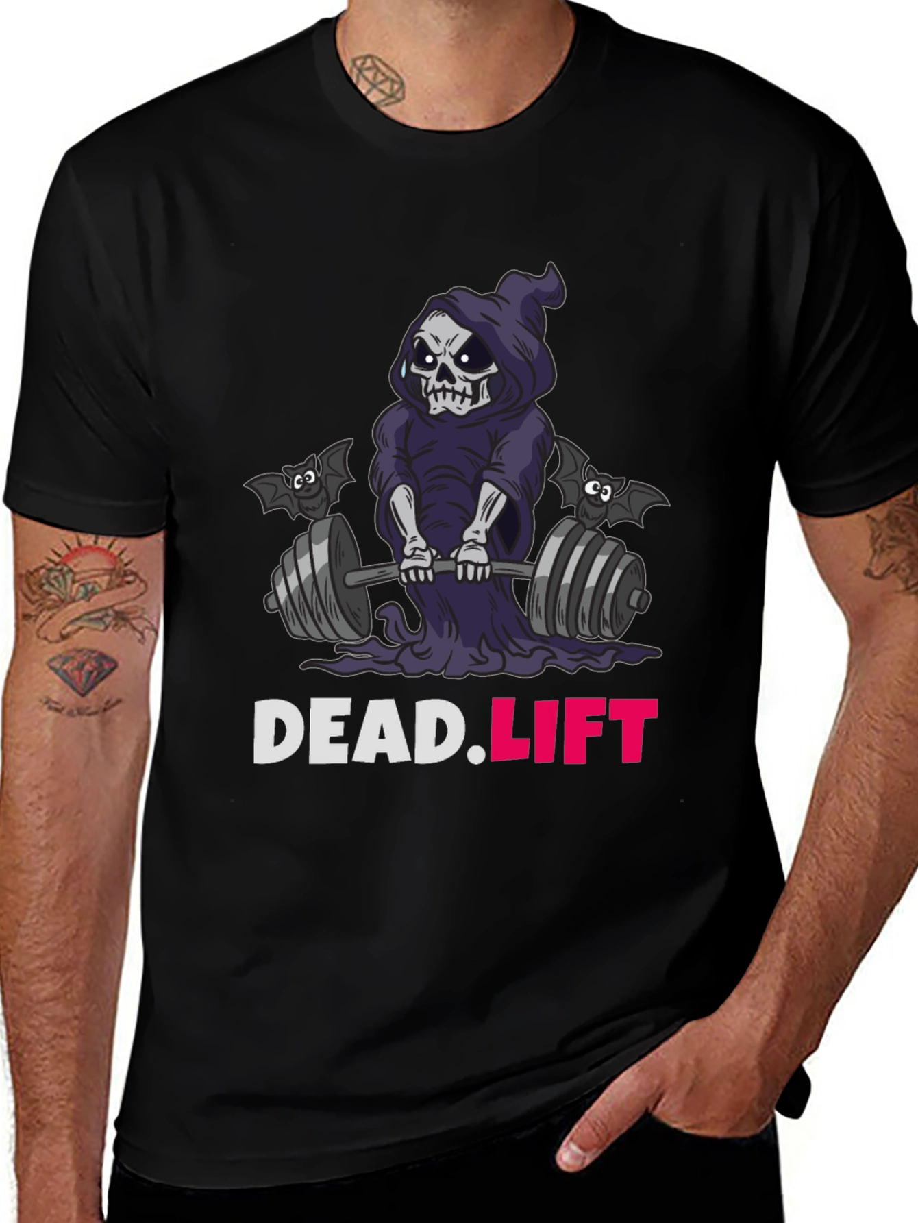 Dead Lift T-Shirt - Grim Reaper Gym Tee