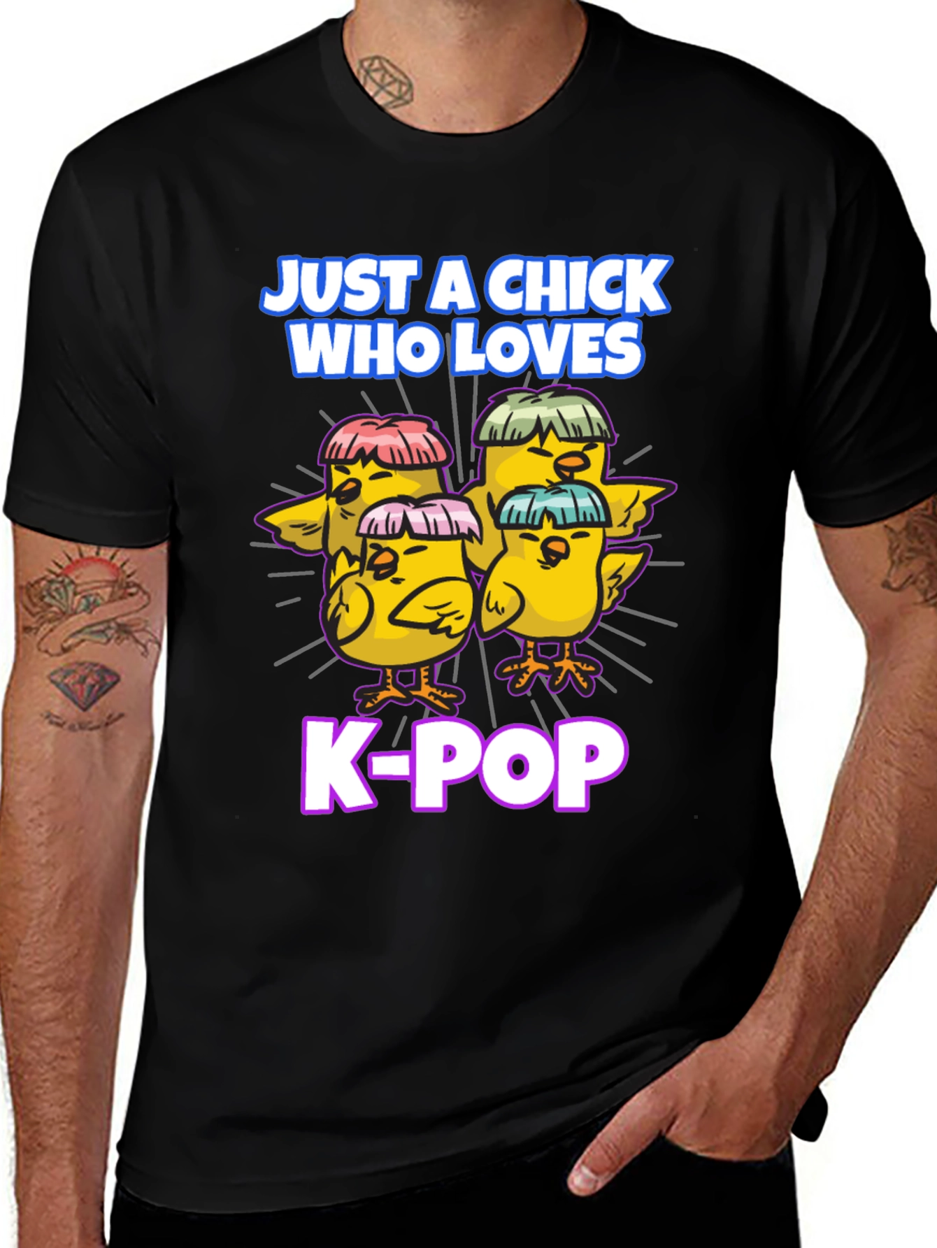 Just A Chick Who Loves K-Pop T-Shirt