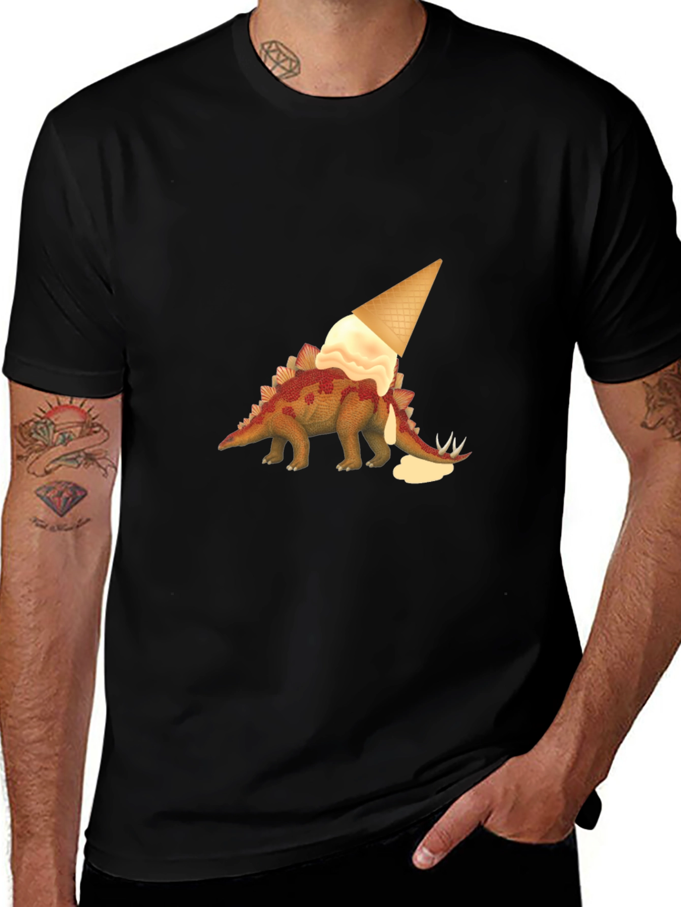 Dino Ice Cream Graphic Tee