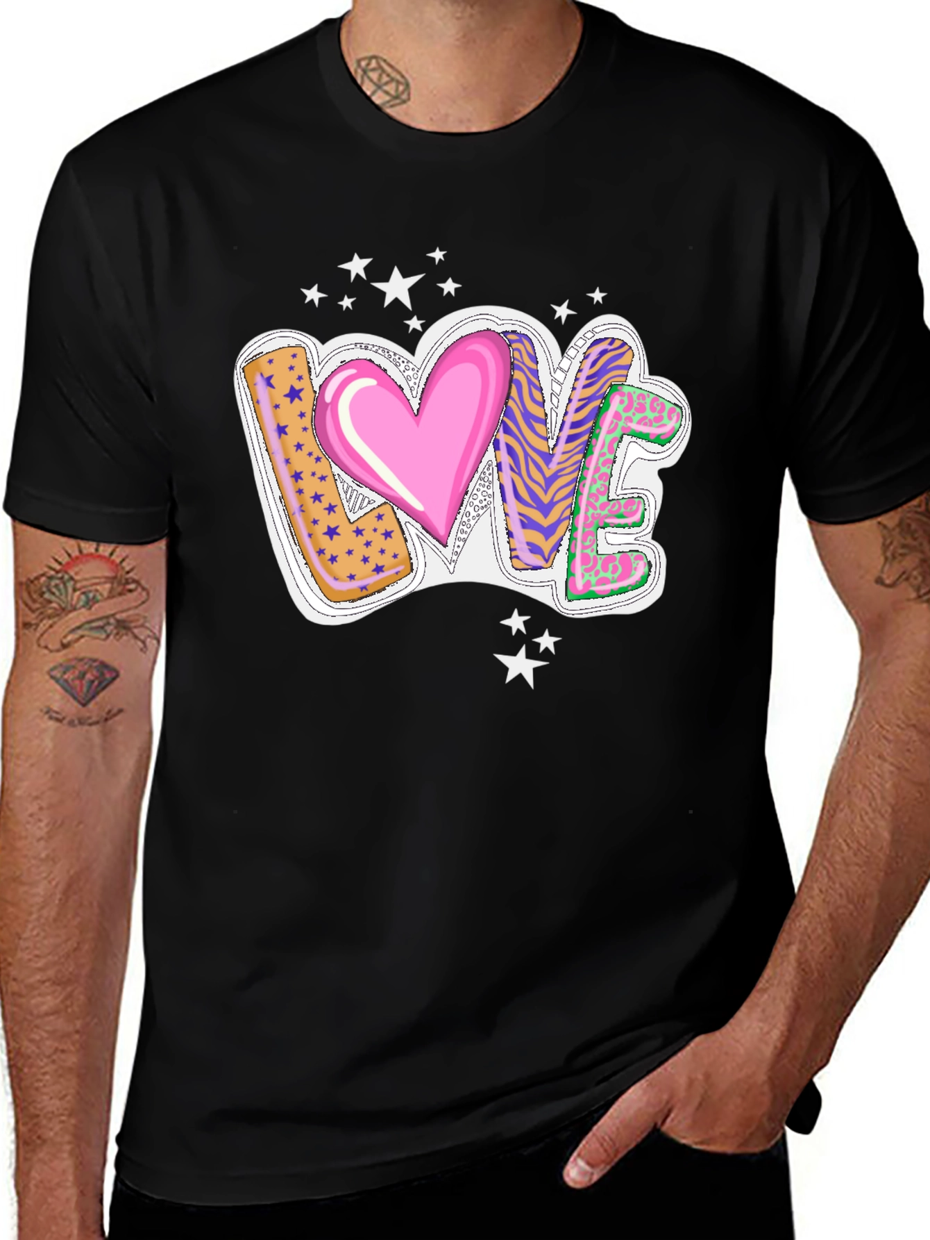 Variant 5 of Love Graphic Print T-Shirt