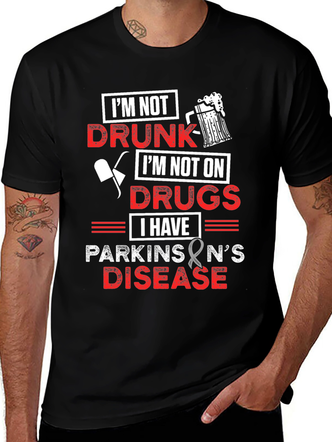 Parkinson's Disease Awareness Graphic Tee