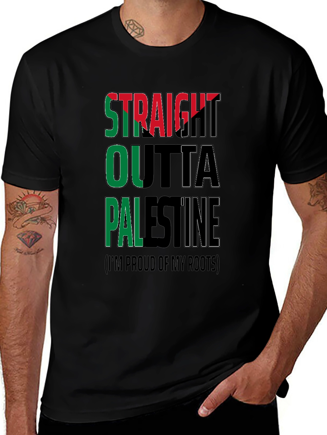 Straight Outta Palestine Pride T-Shirt