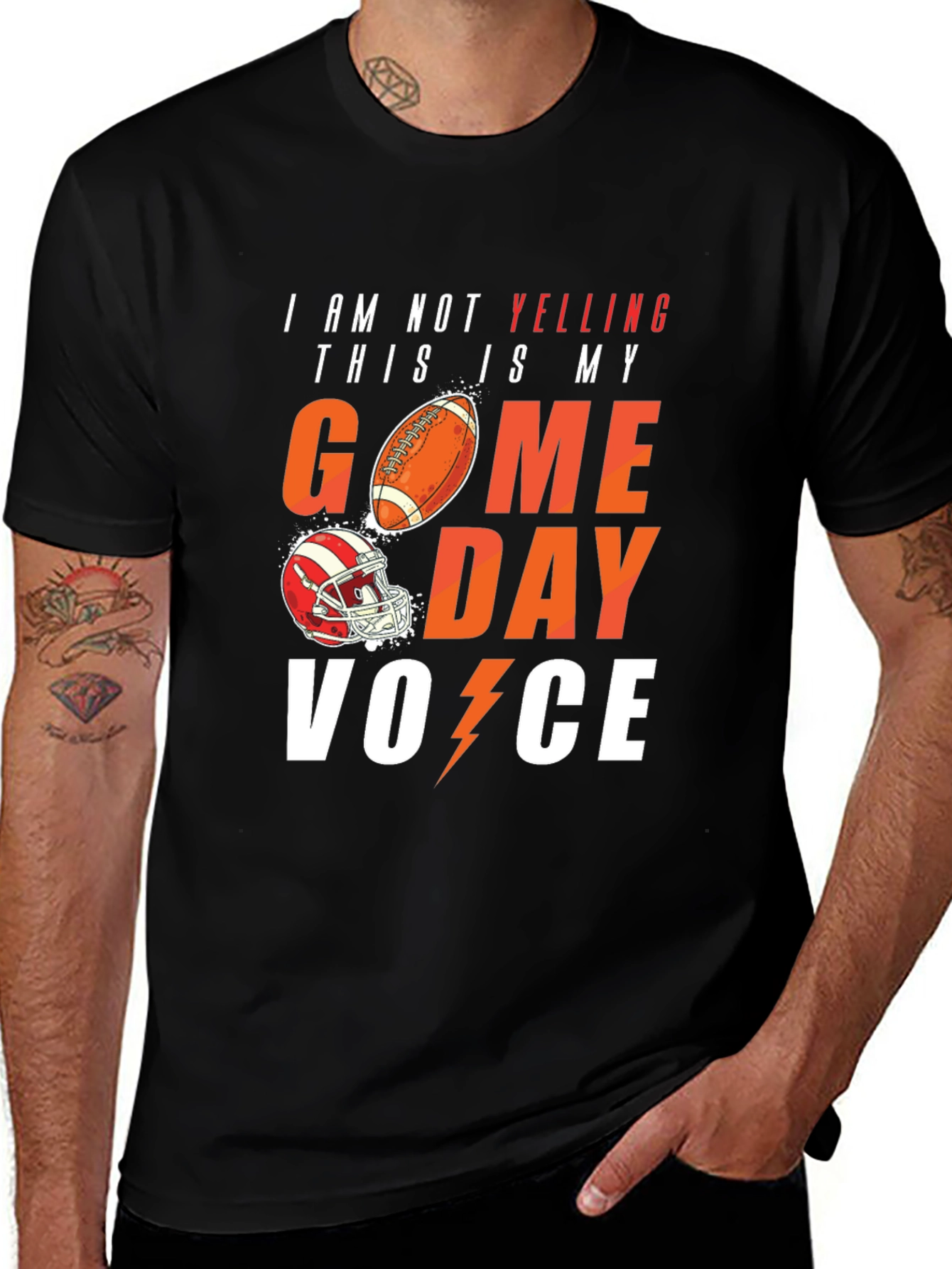 Variant 18 of Game Day Voice T-Shirt - Football Fan Tee