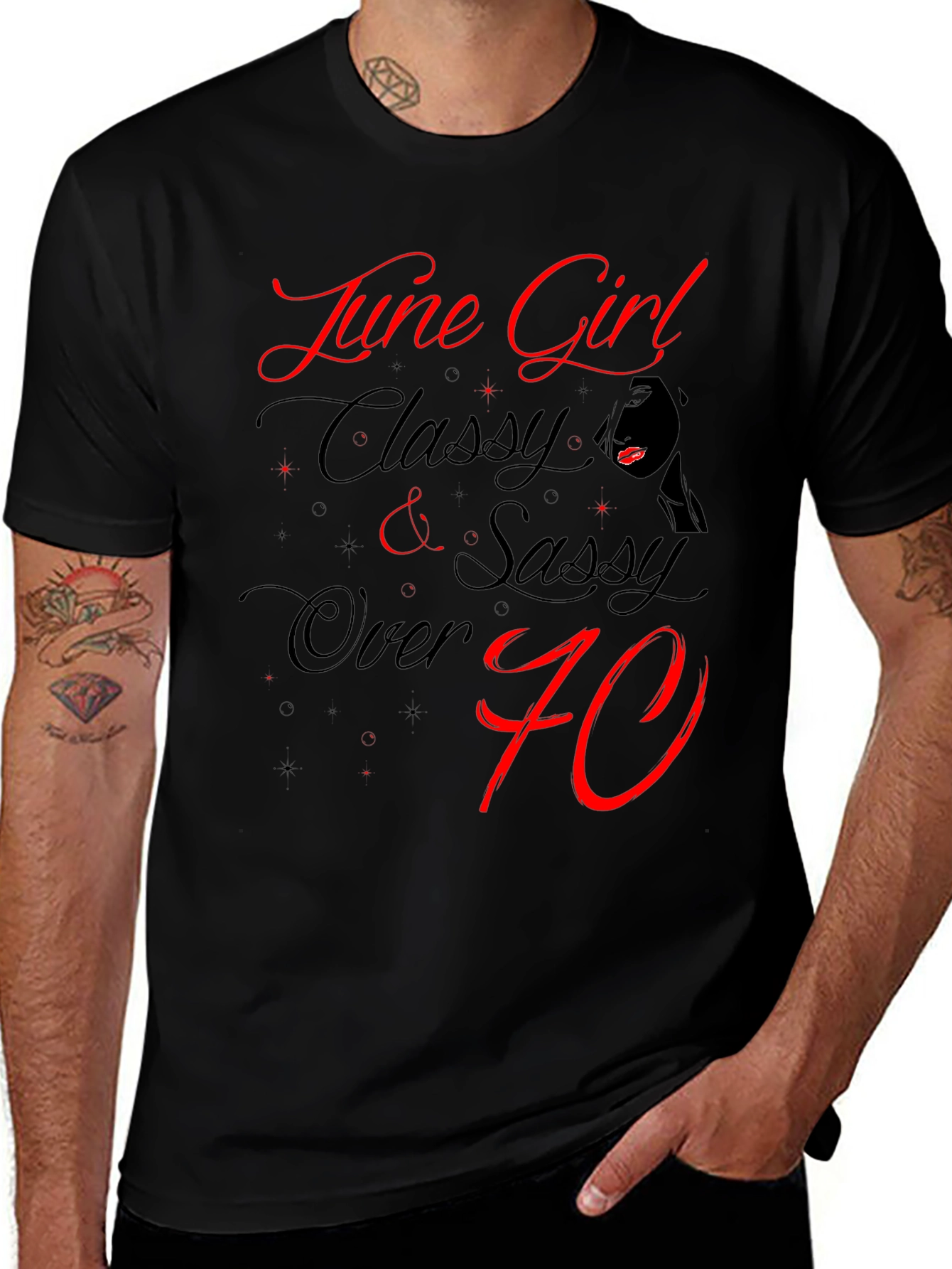 Variant 17 of June Girl Classy & Sassy Over 70 T-Shirt