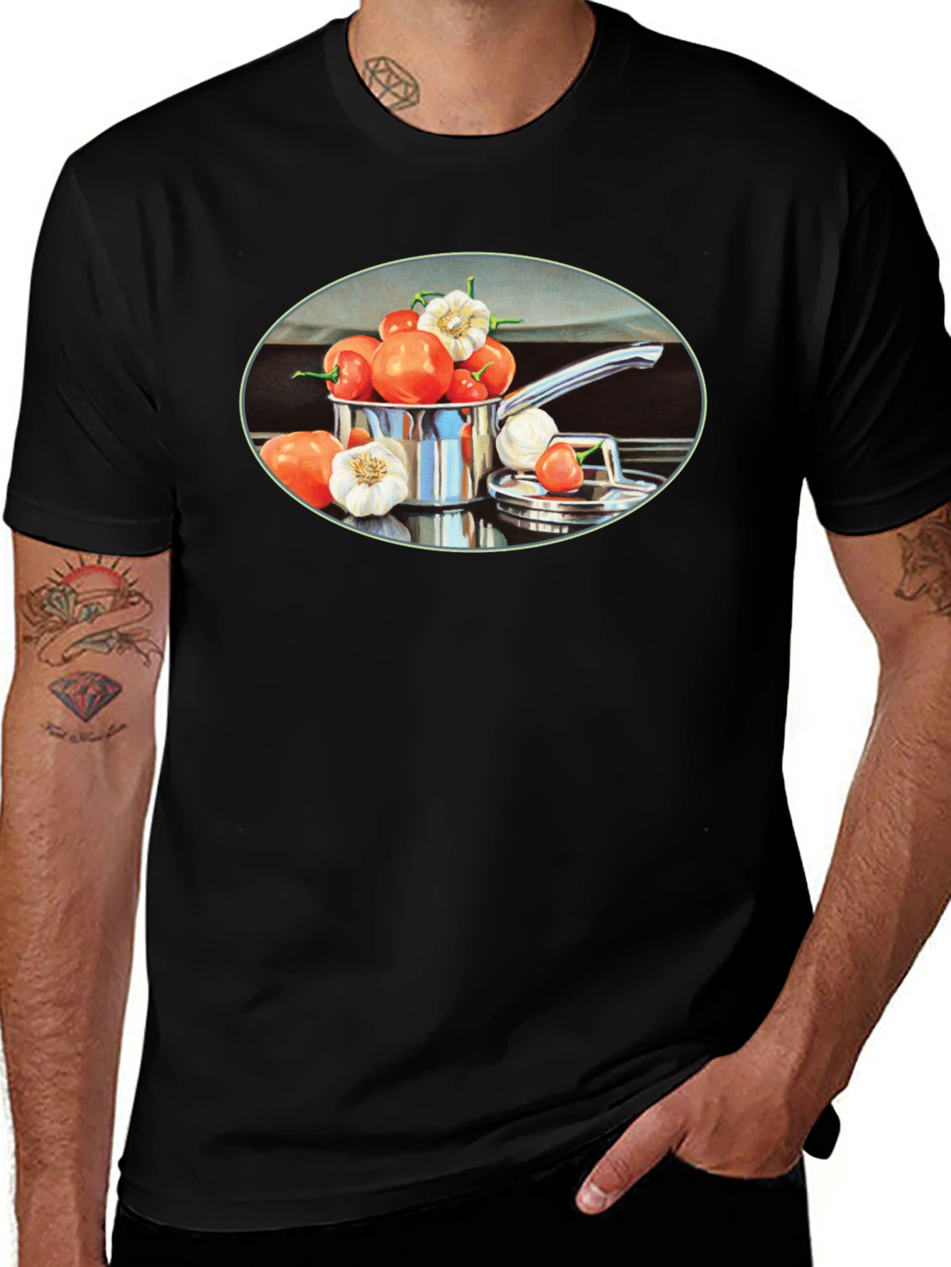 Variant 10 of Chef's Delight T-Shirt - Cooking Inspired Design