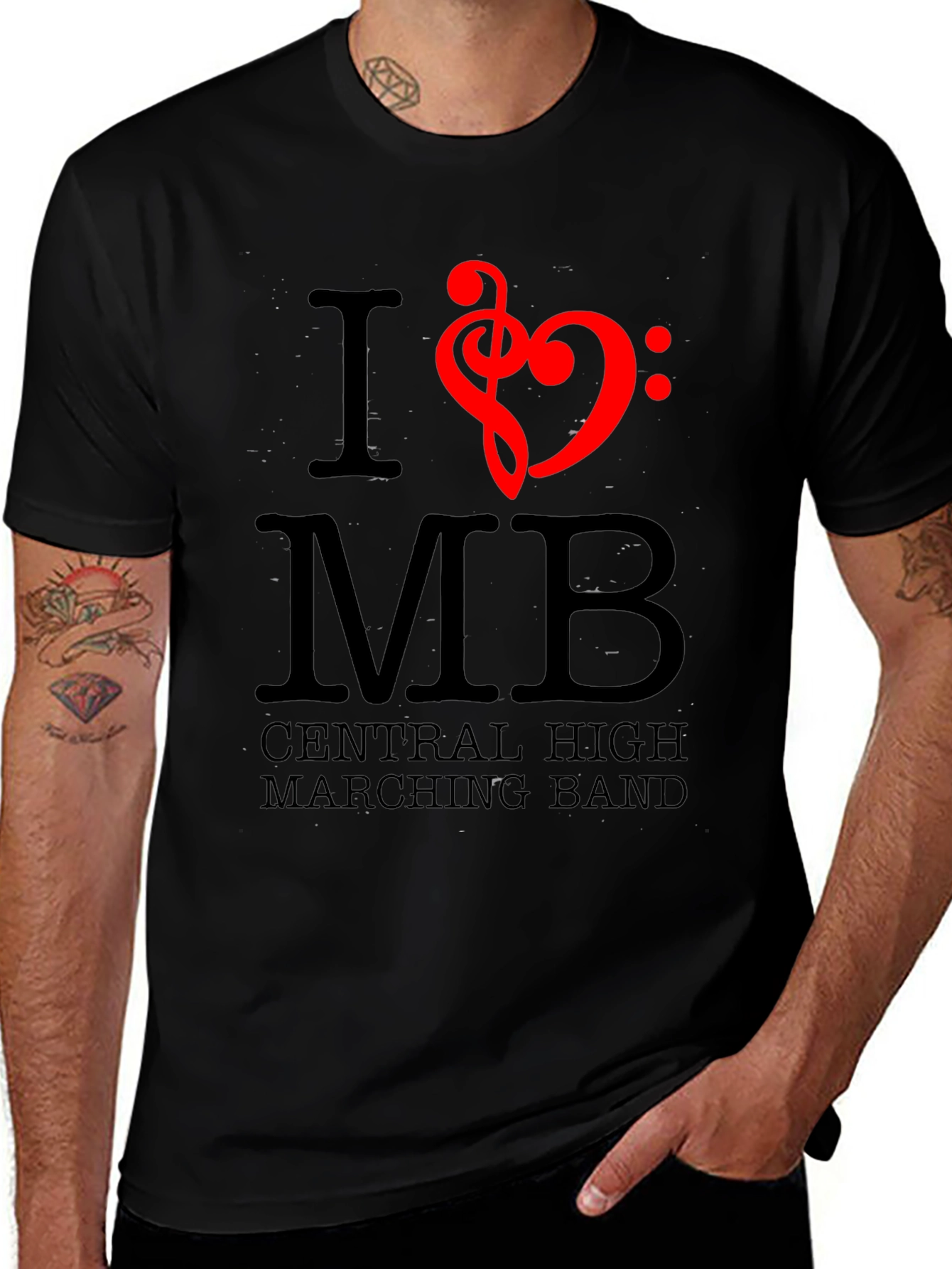 Variant 20 of I Heart MB Marching Band T-Shirt