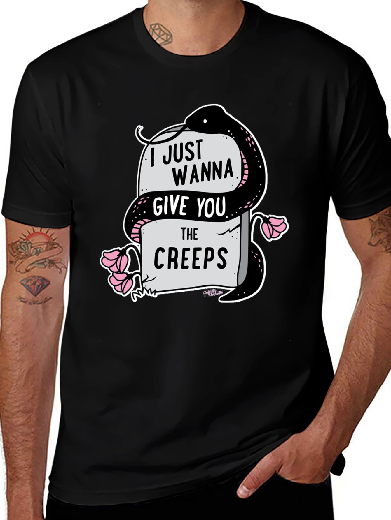 Variant 27 of I Just Wanna Give You The Creeps Graphic T-Shirt