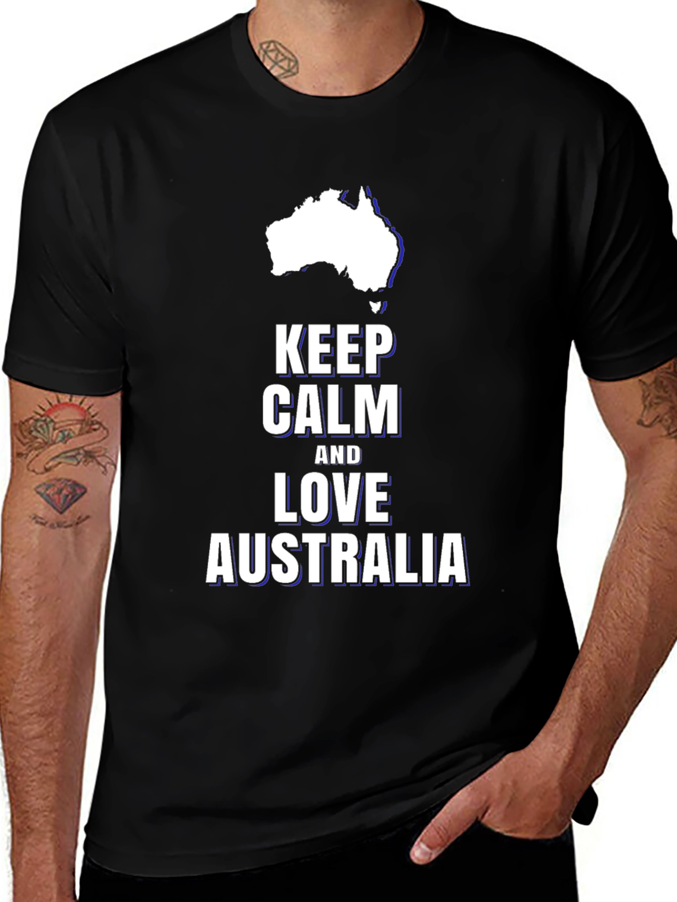 Keep Calm and Love Australia Graphic Tee