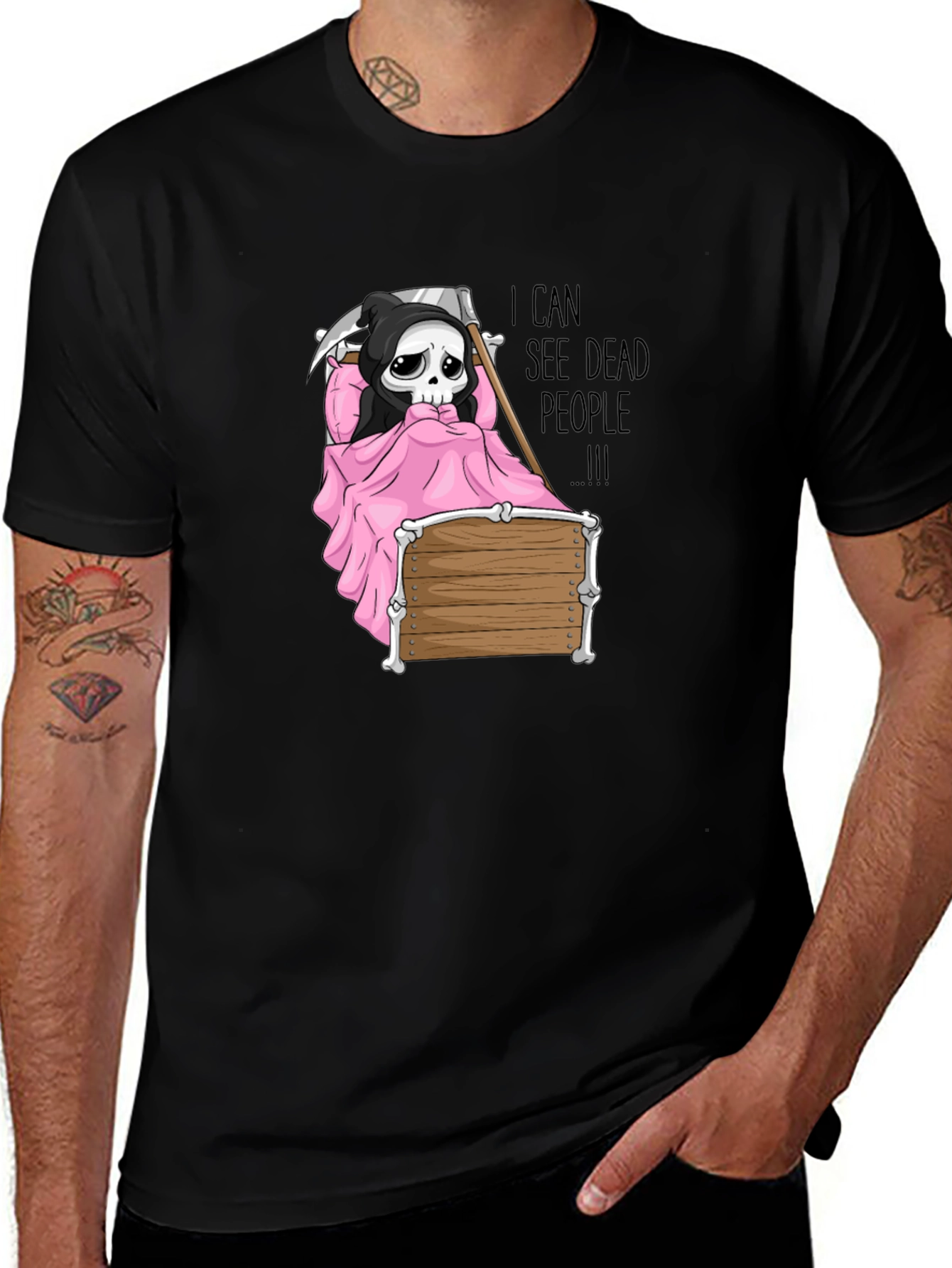Variant 28 of Grim Reaper 'I See Dead People' Graphic T-Shirt