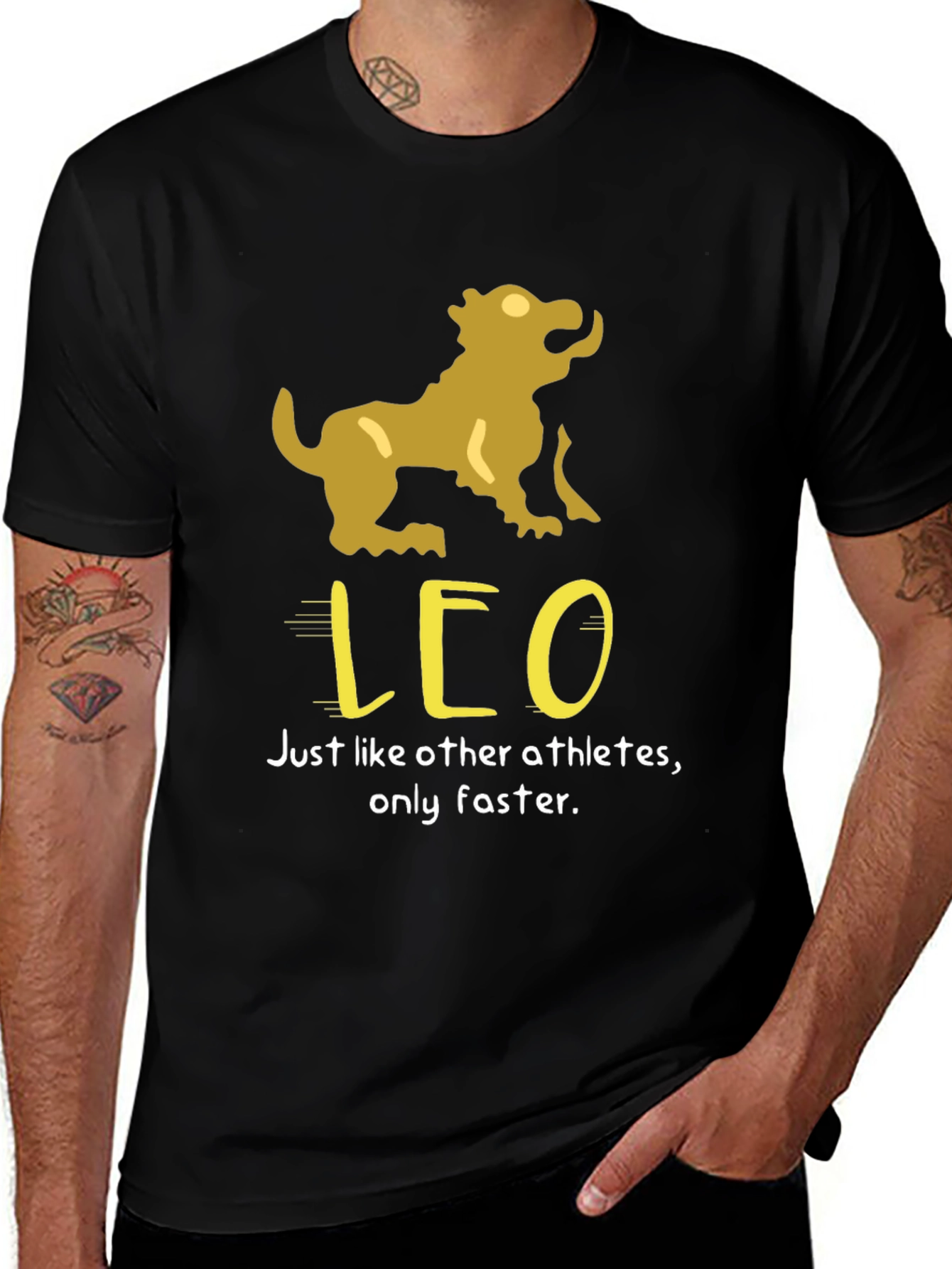 Variant 11 of Leo Zodiac Athlete T-Shirt