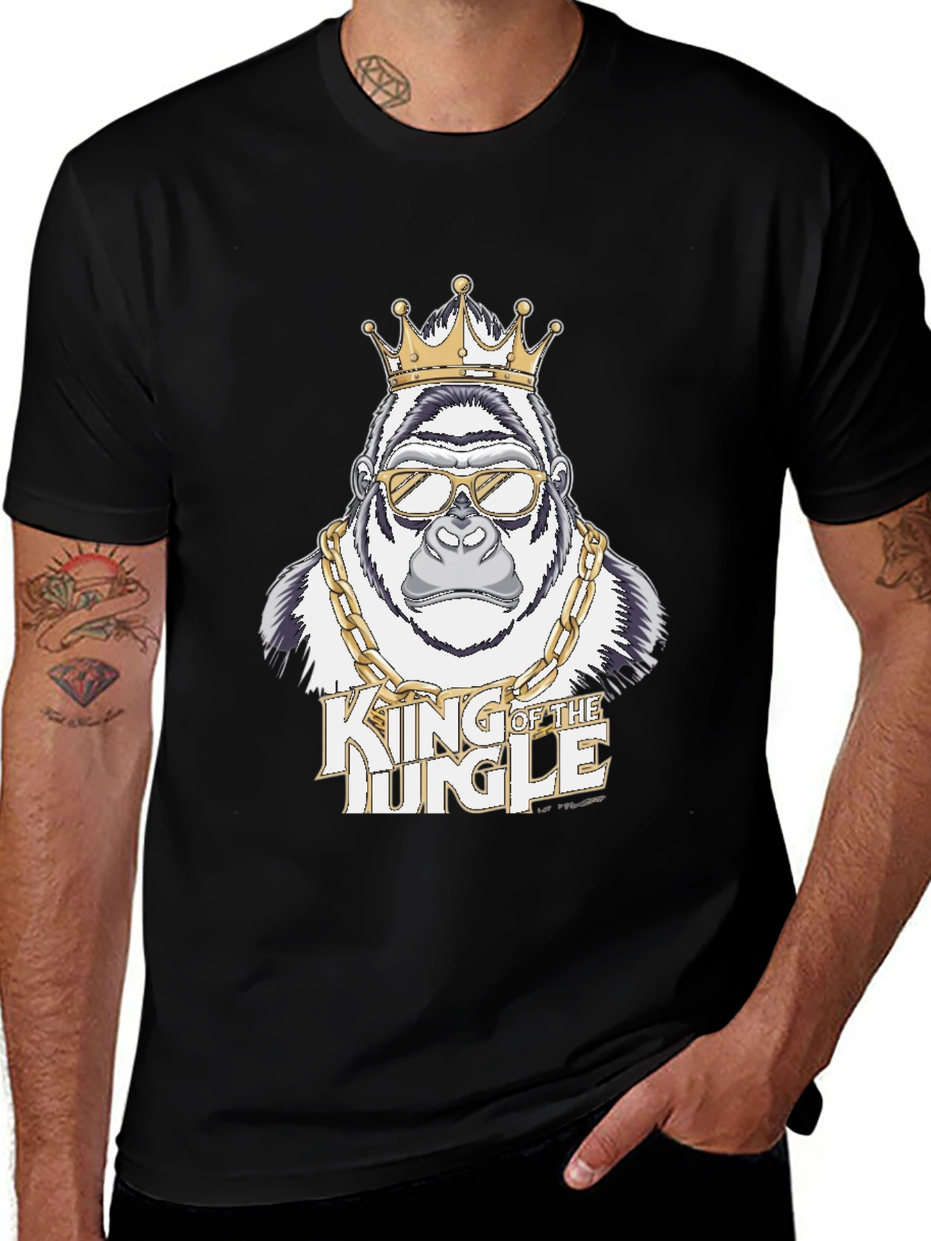 Variant 5 of King of the Jungle Gorilla T-Shirt
