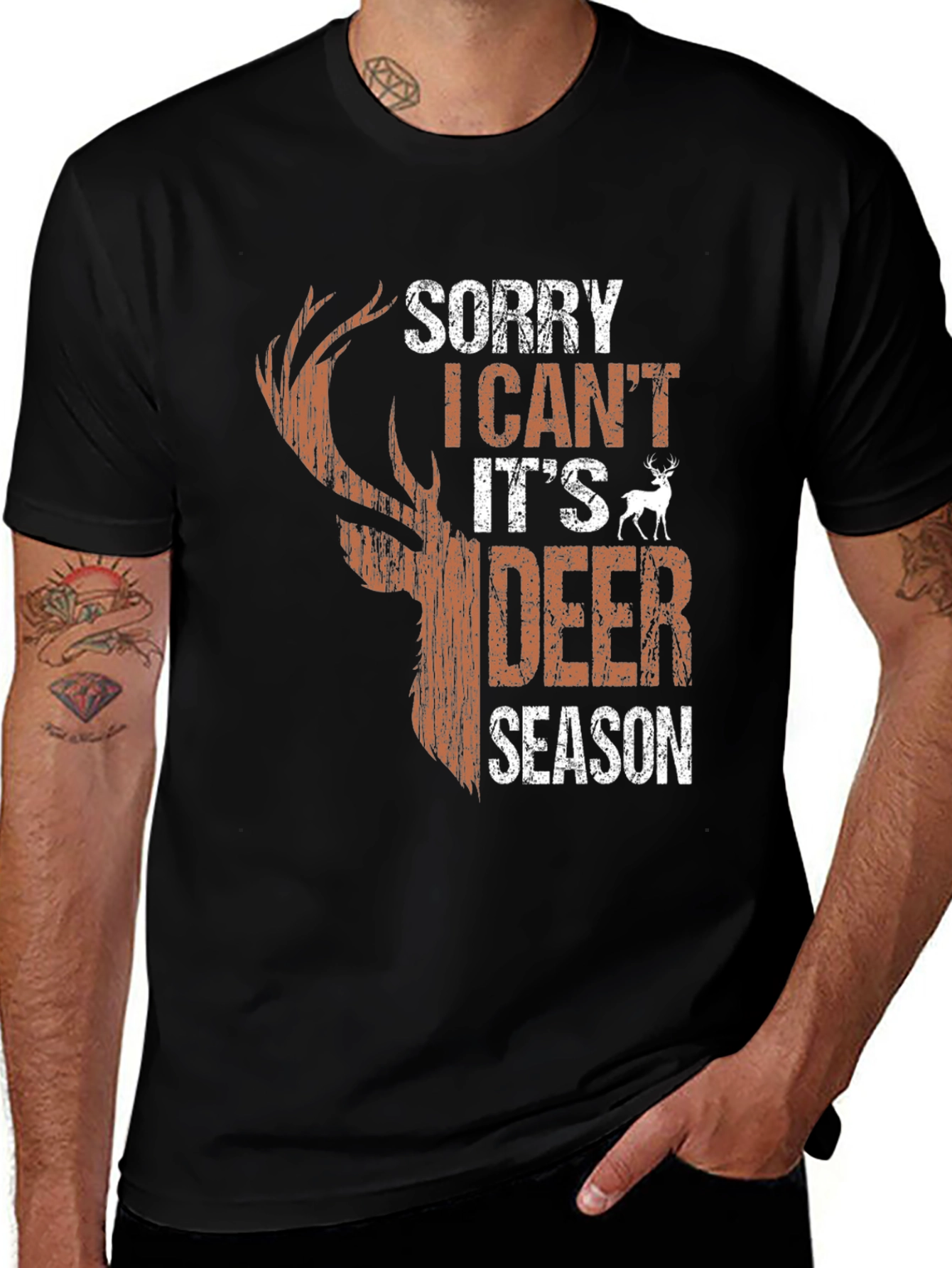 Variant 4 of Sorry I Can't It's Deer Season Graphic Tee