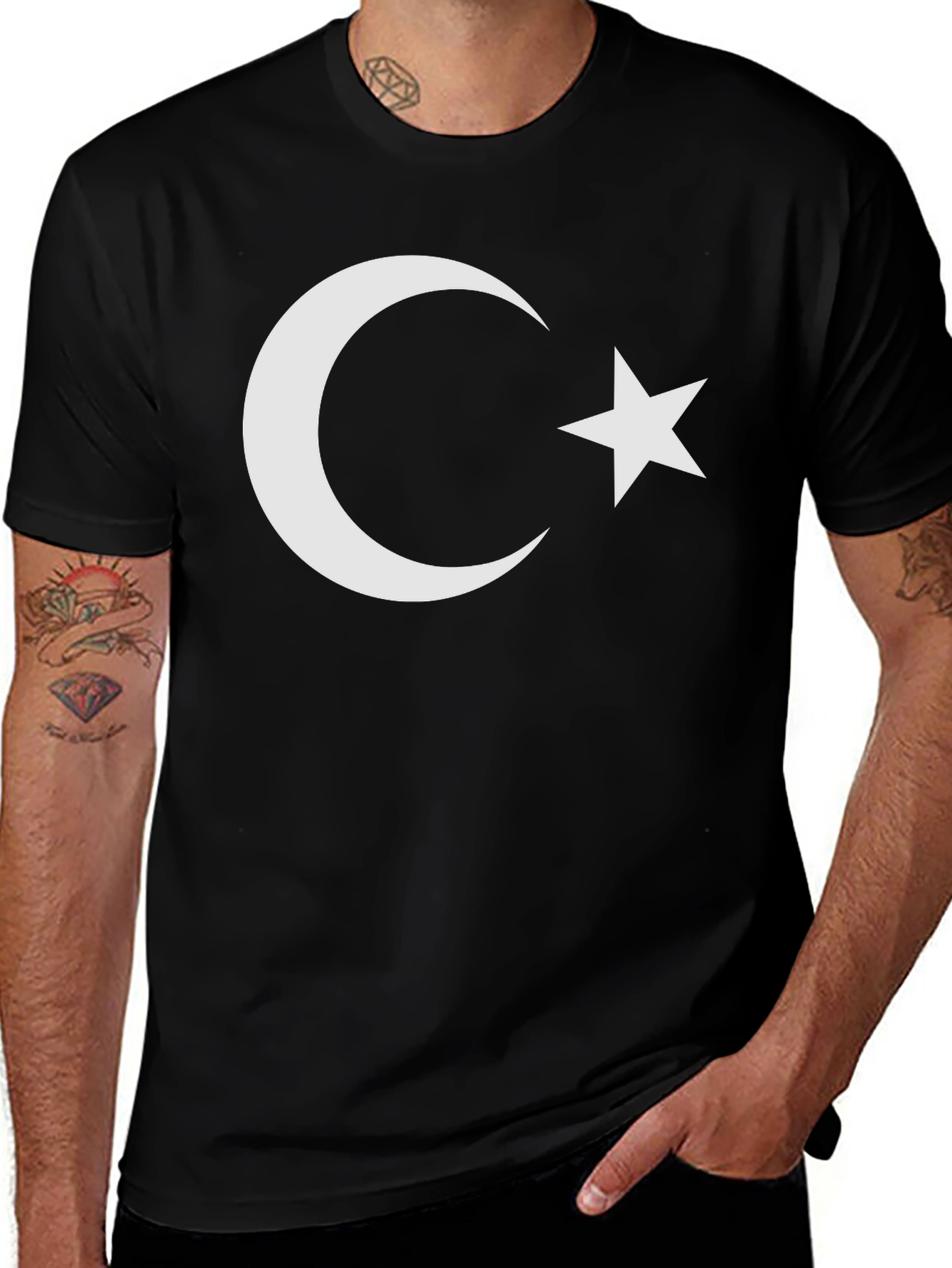 Variant 23 of Turkish Flag Graphic Tee - Classic Design