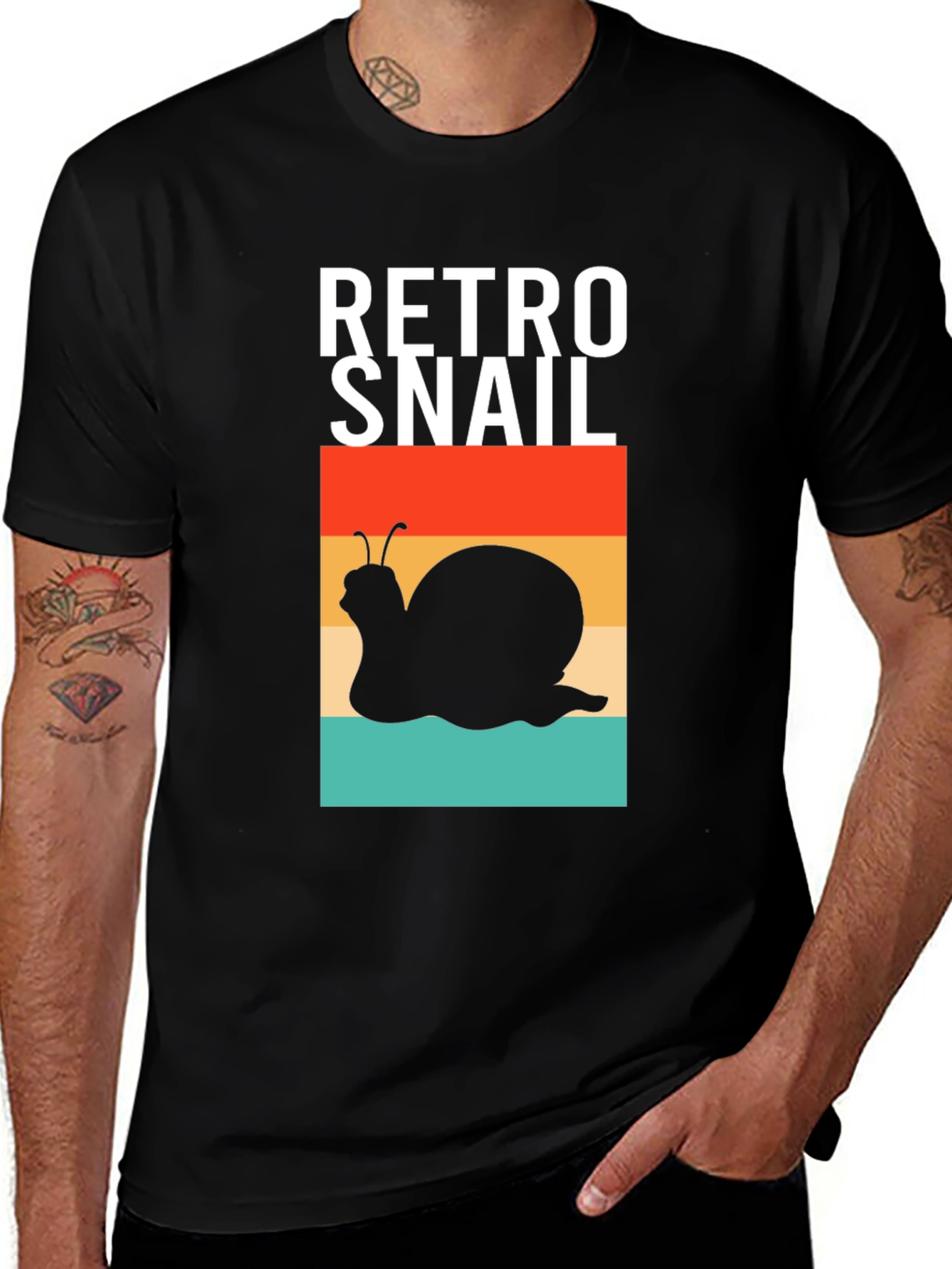 Retro Snail Graphic T-Shirt