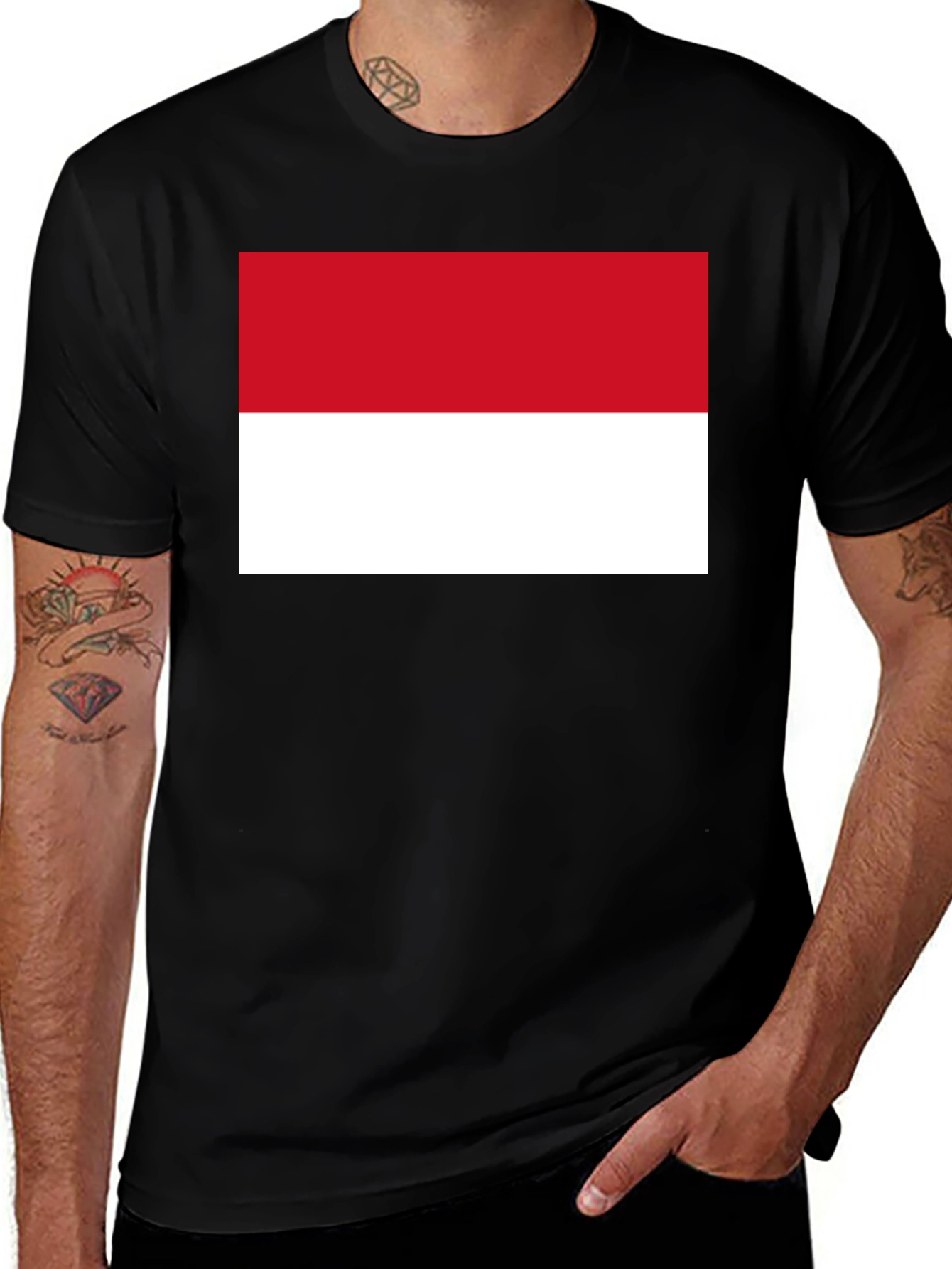 Indonesia Flag Graphic T-Shirt