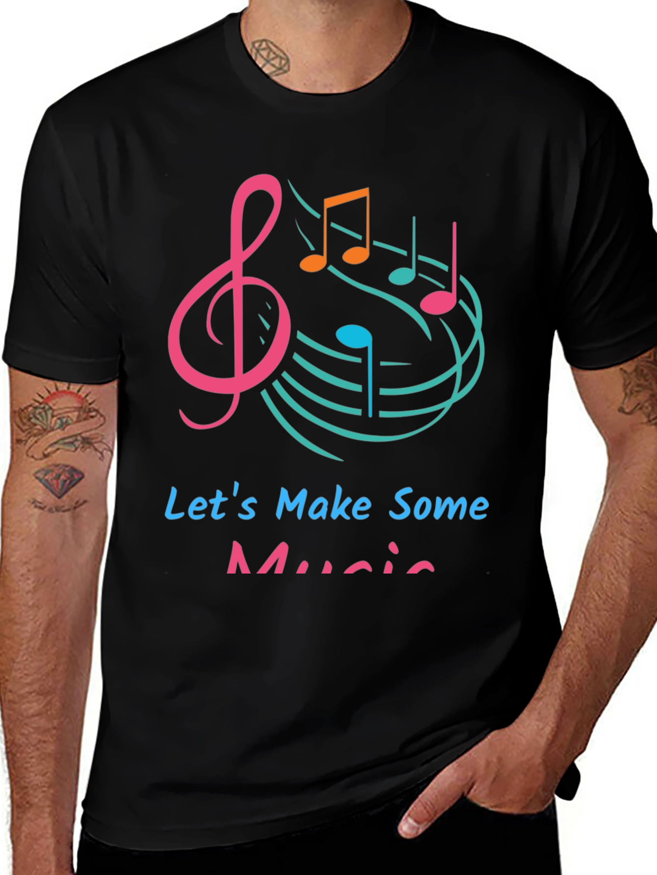Variant 21 of Music Lover T-Shirt - Let's Make Some Music!