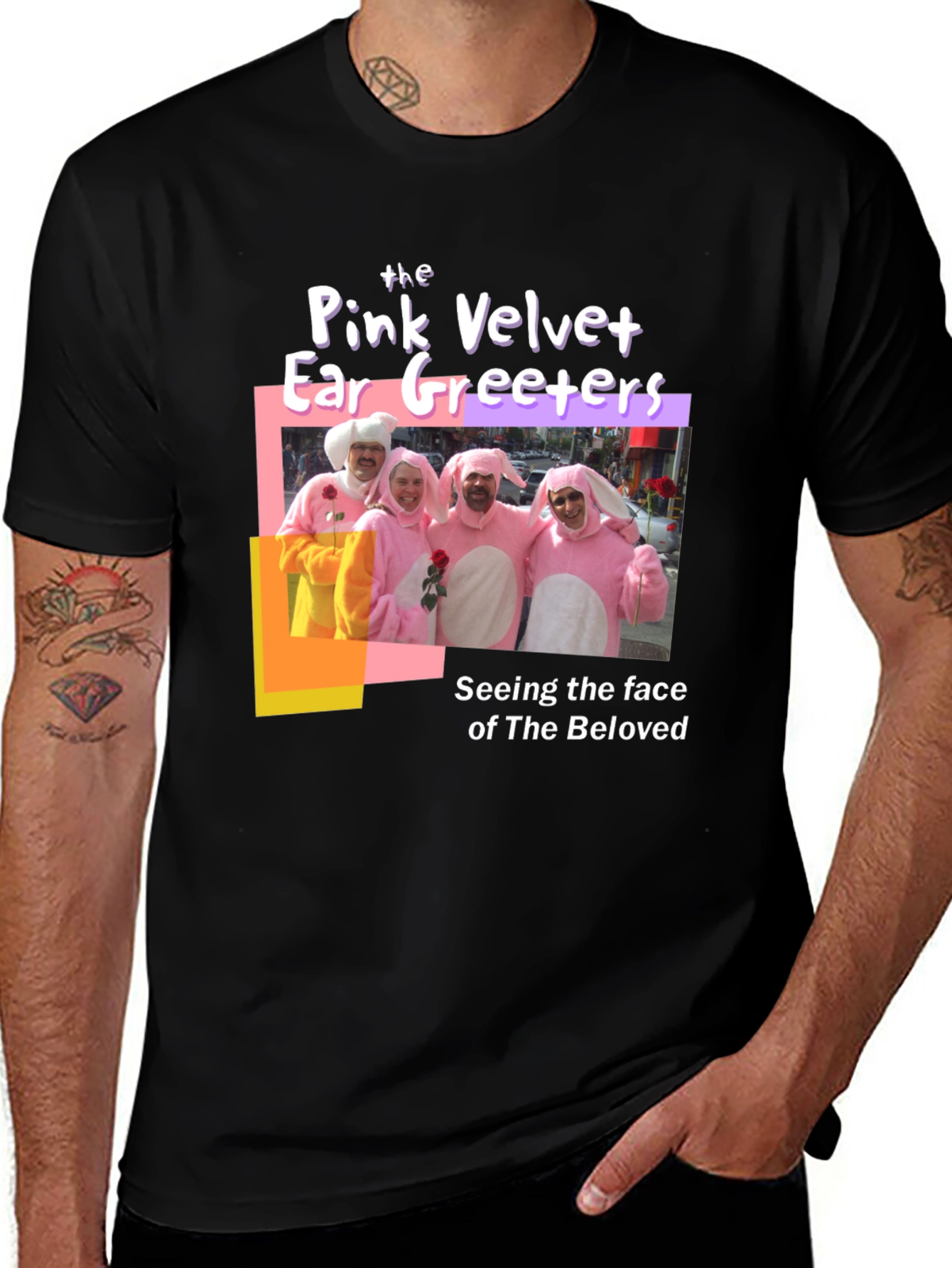 Variant 15 of Pink Velvet Ear Greeters Graphic T-Shirt