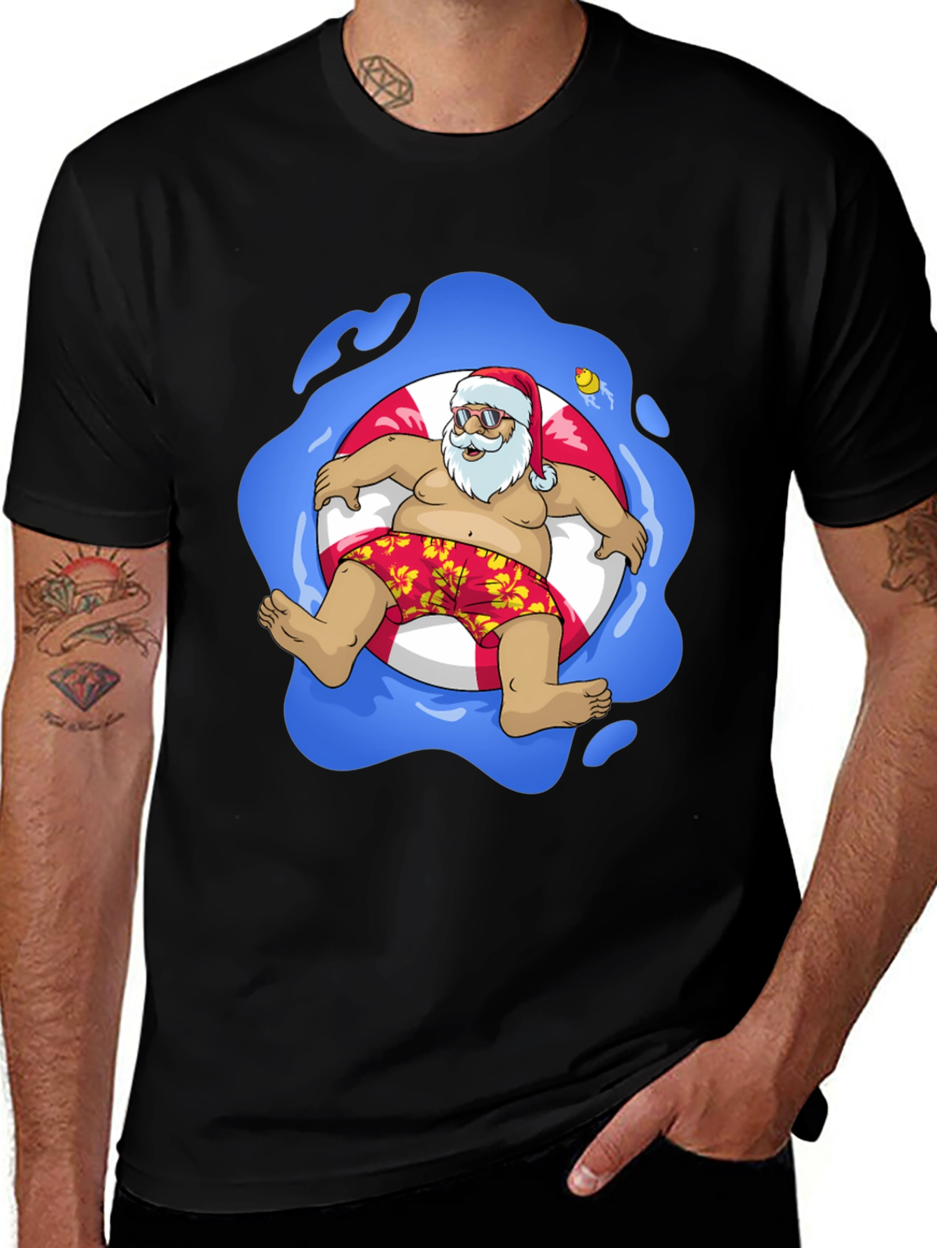 Variant 3 of Santa Summer T-Shirt