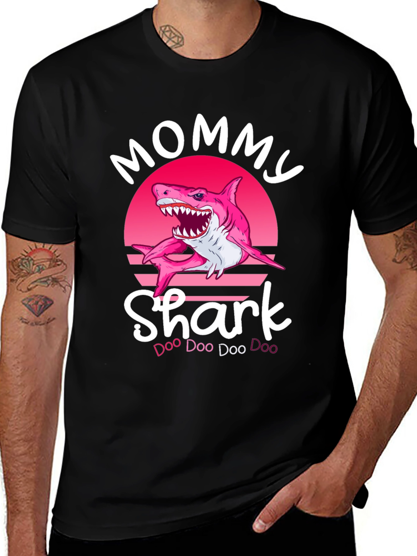 Mommy Shark Doo Doo T-Shirt - Perfect for Shark Loving Moms!