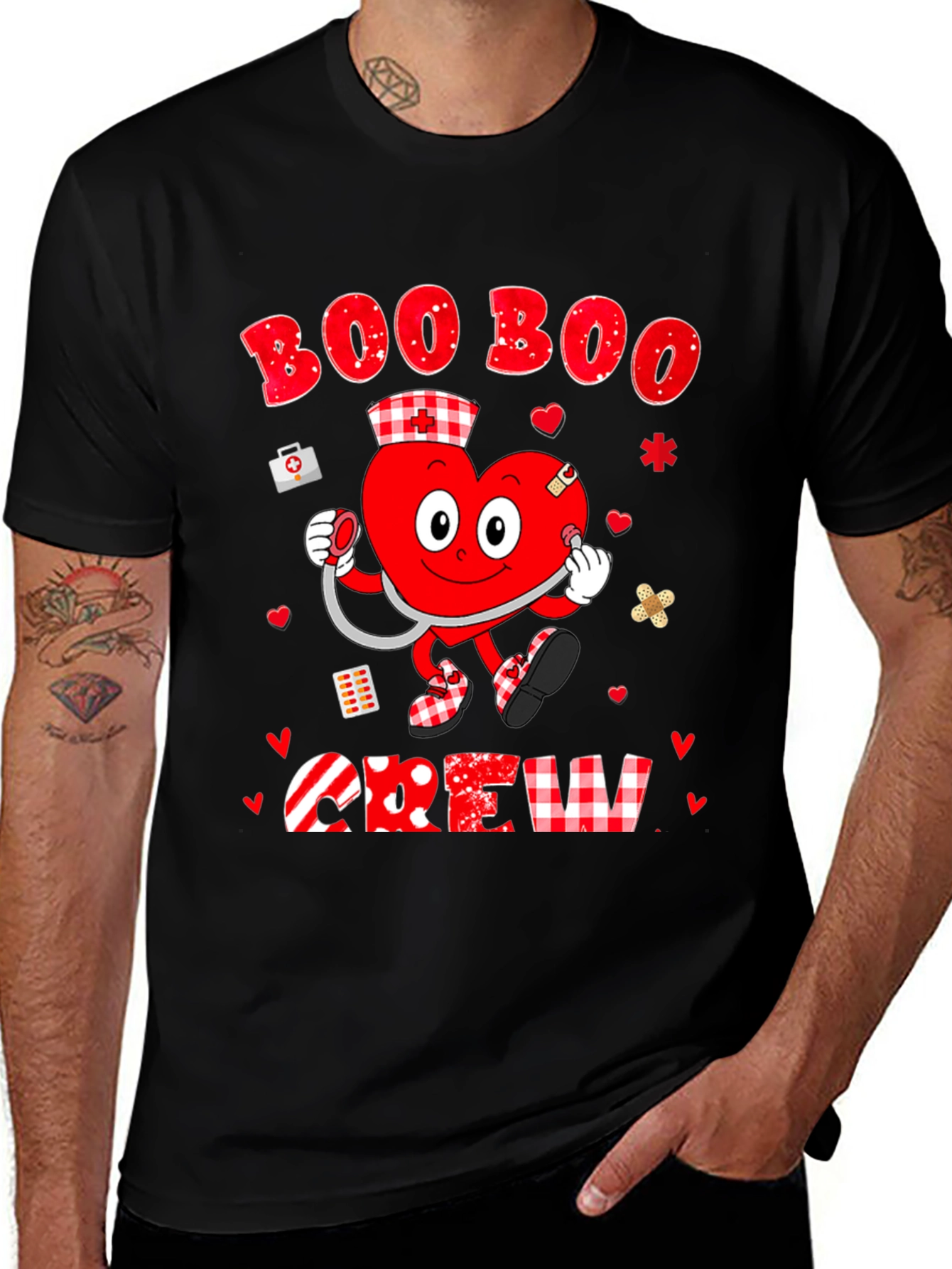 Variant 27 of Boo Boo Crew Valentine's Day Graphic Tee