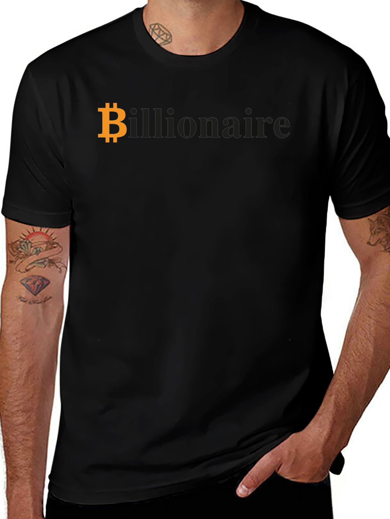Bitcoin Billionaire Black T-Shirt