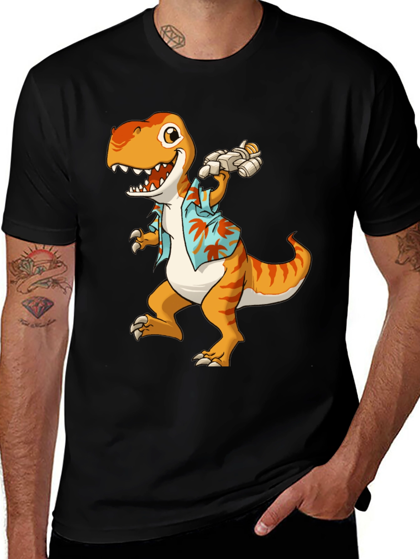 Variant 15 of Dino Summer T-Shirt: Jurassic Fun!