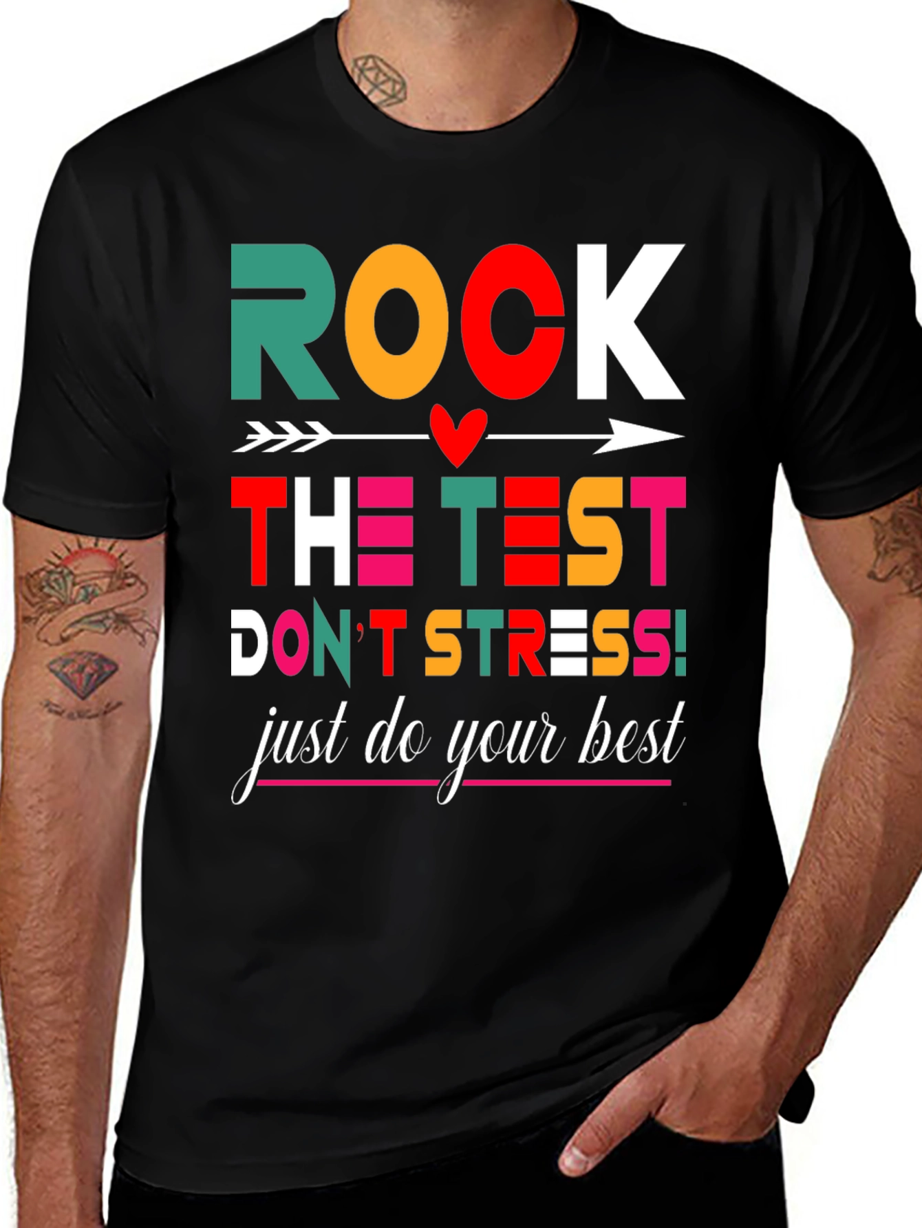 Variant 8 of Rock The Test T-Shirt