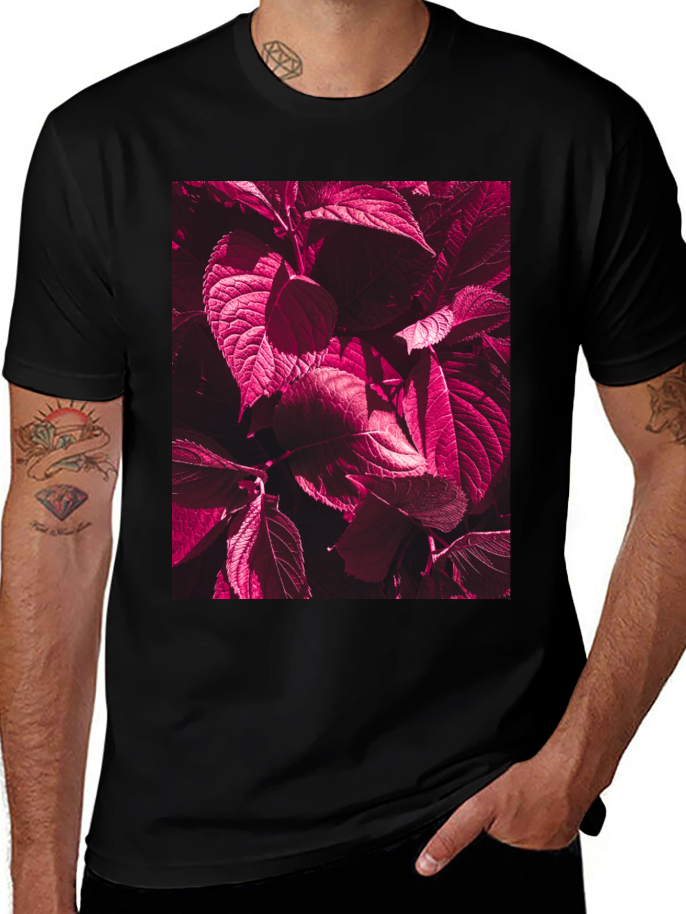 Variant 22 of Burgundy Botanical T-Shirt